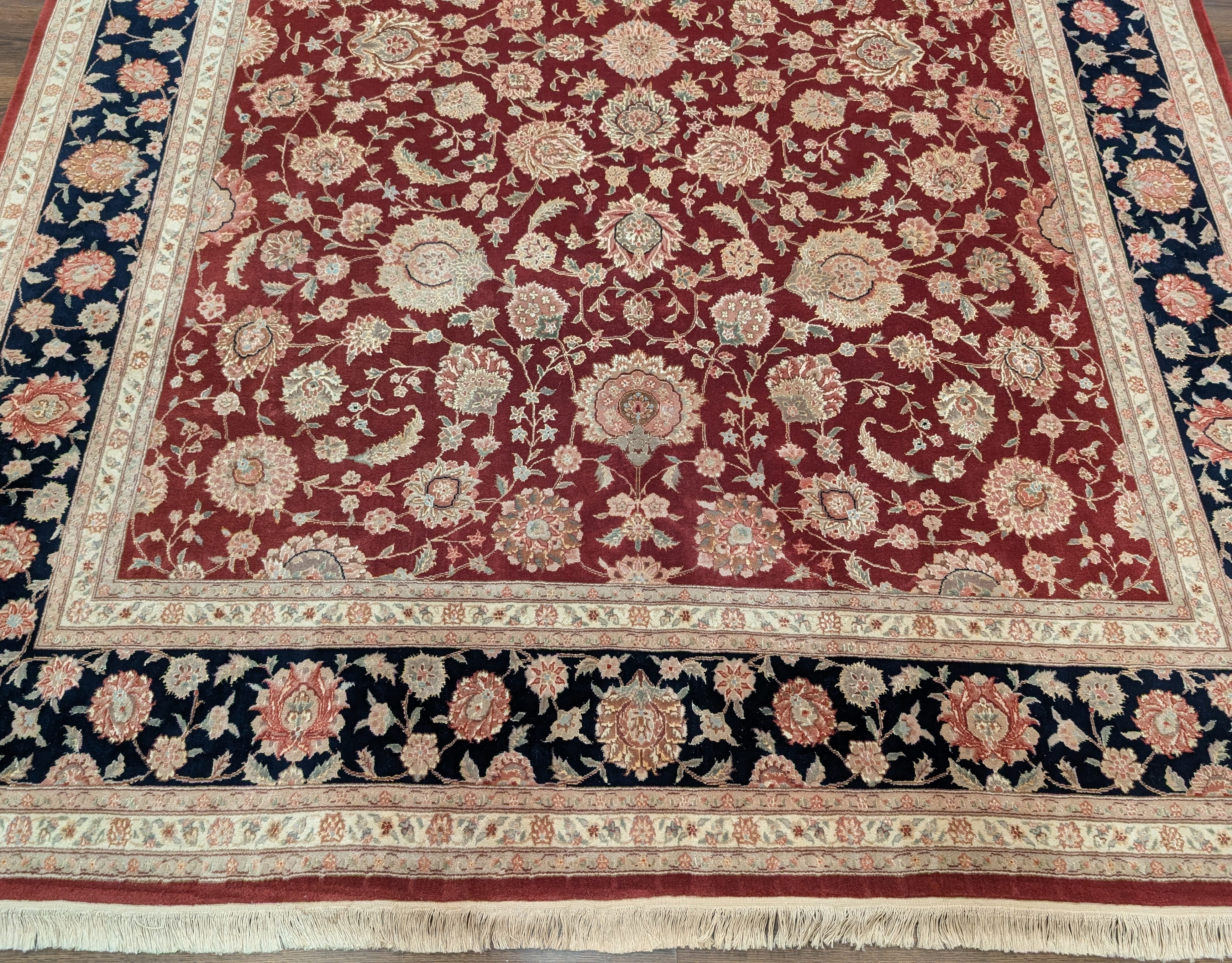 Pak Persian Rug 8x10, Allover Design, Hand-Knotted Wool Carpet, 200 KPSI - Jewel Rugs