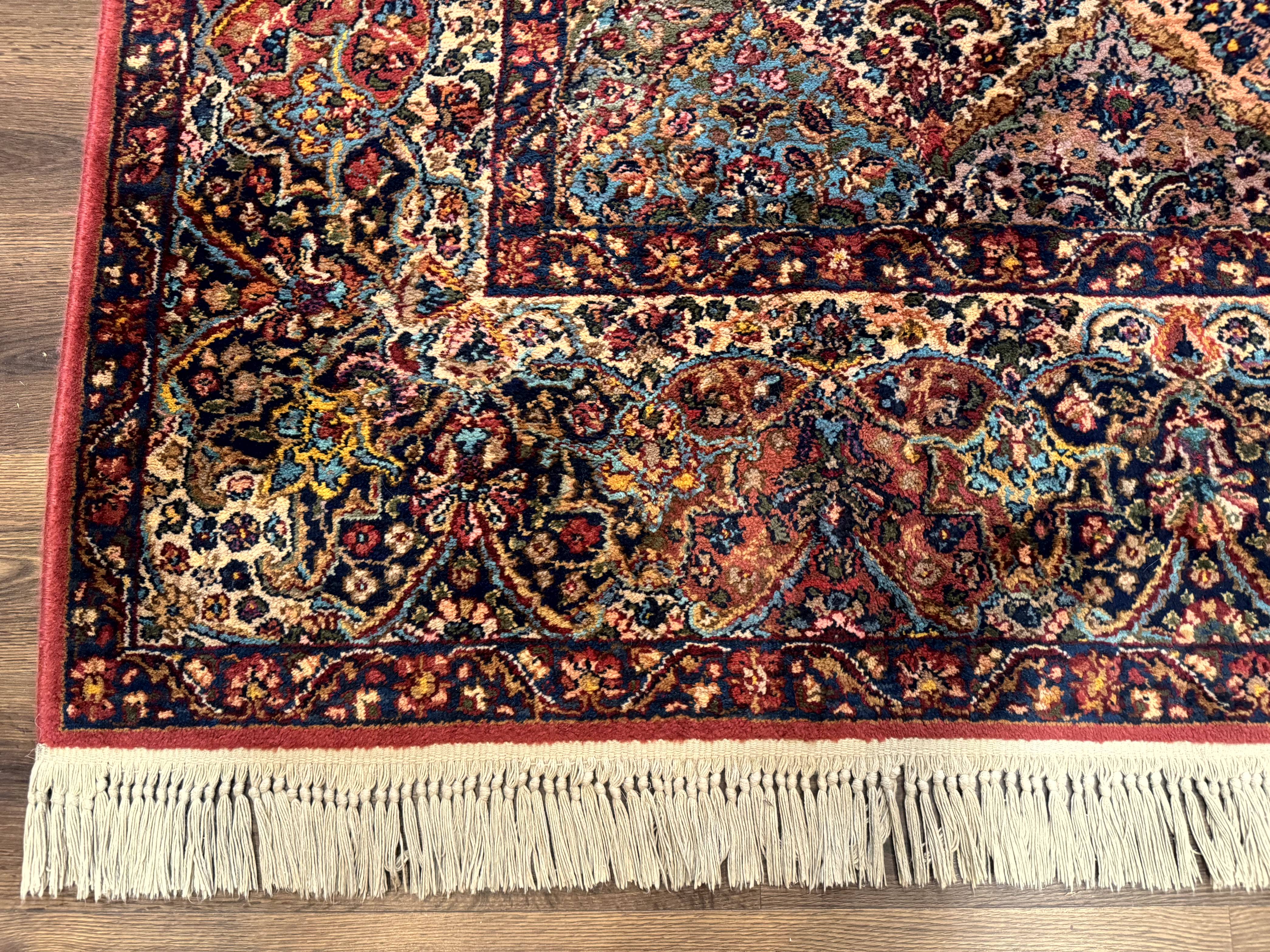 8.8 x 12 Karastan Multicolor Kirman Rug #717 - Vintage Wool Carpet - Jewel Rugs