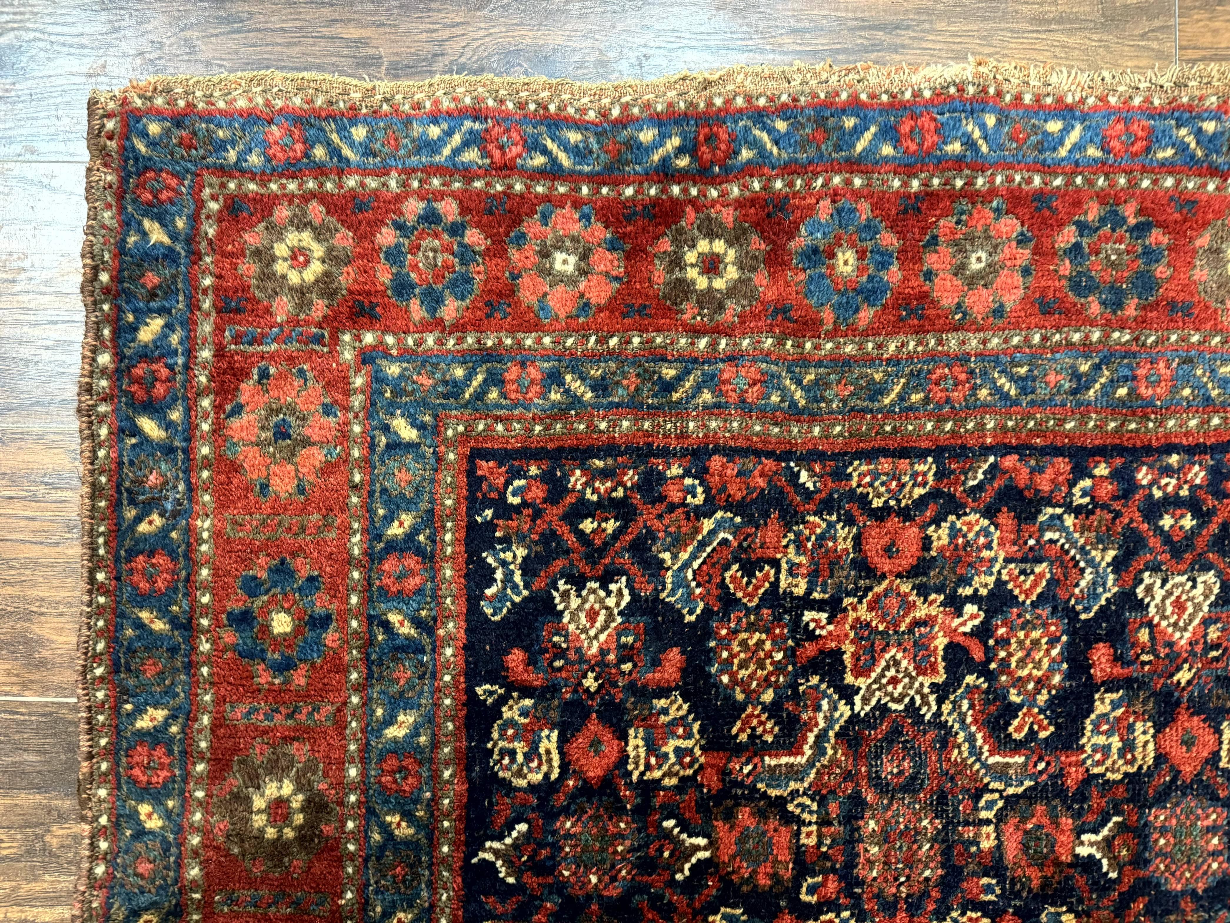 Antique Persian Tribal Rug 4x6, Kurdish Rug - Jewel Rugs