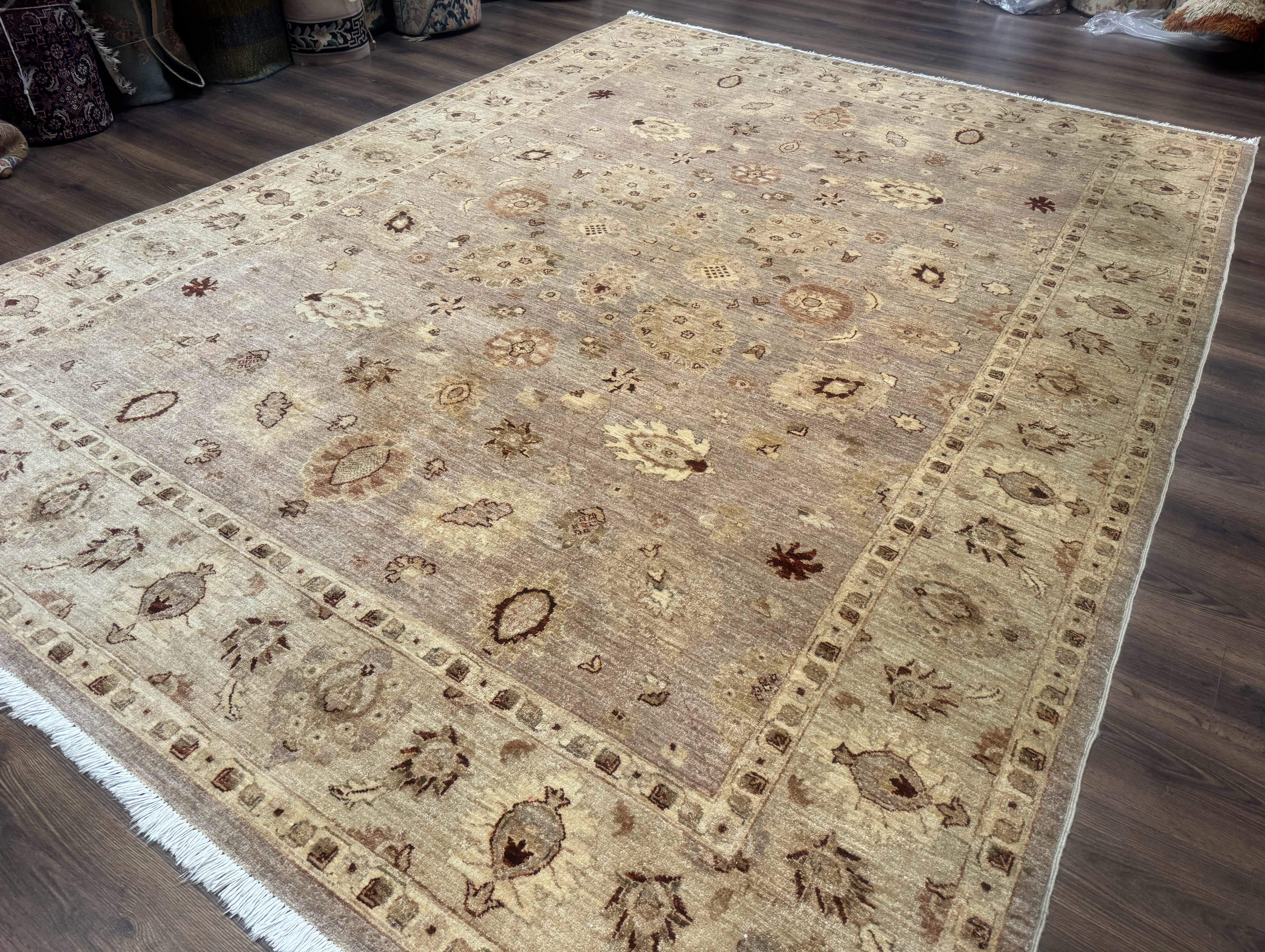 Pakistani Peshawar Rug 8x11, Indo Persian Mahal Carpet, Traditional Wool Oriental Rug - Jewel Rugs