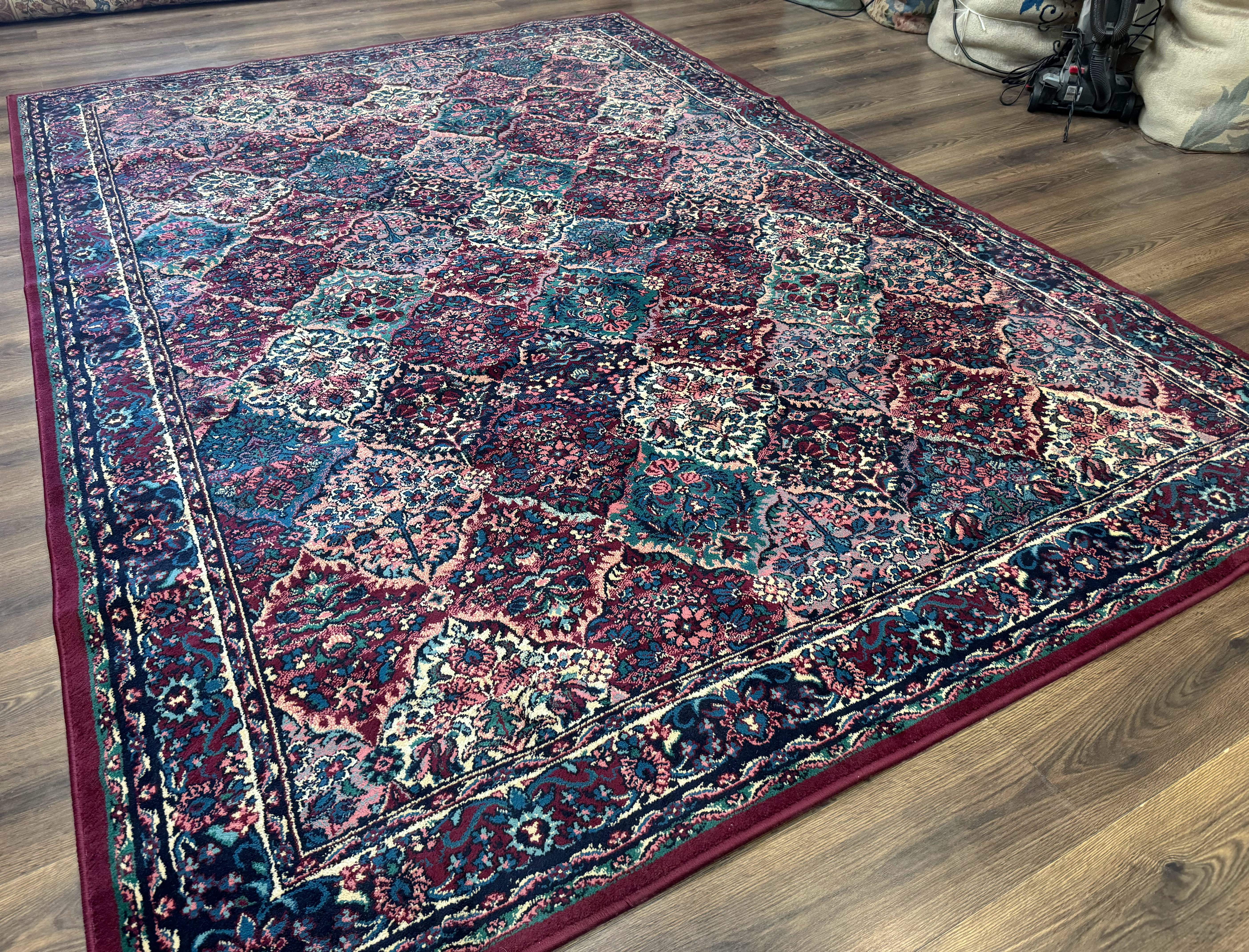 Multicolor Panel Kirman Rug 8x11 - Jewel Rugs