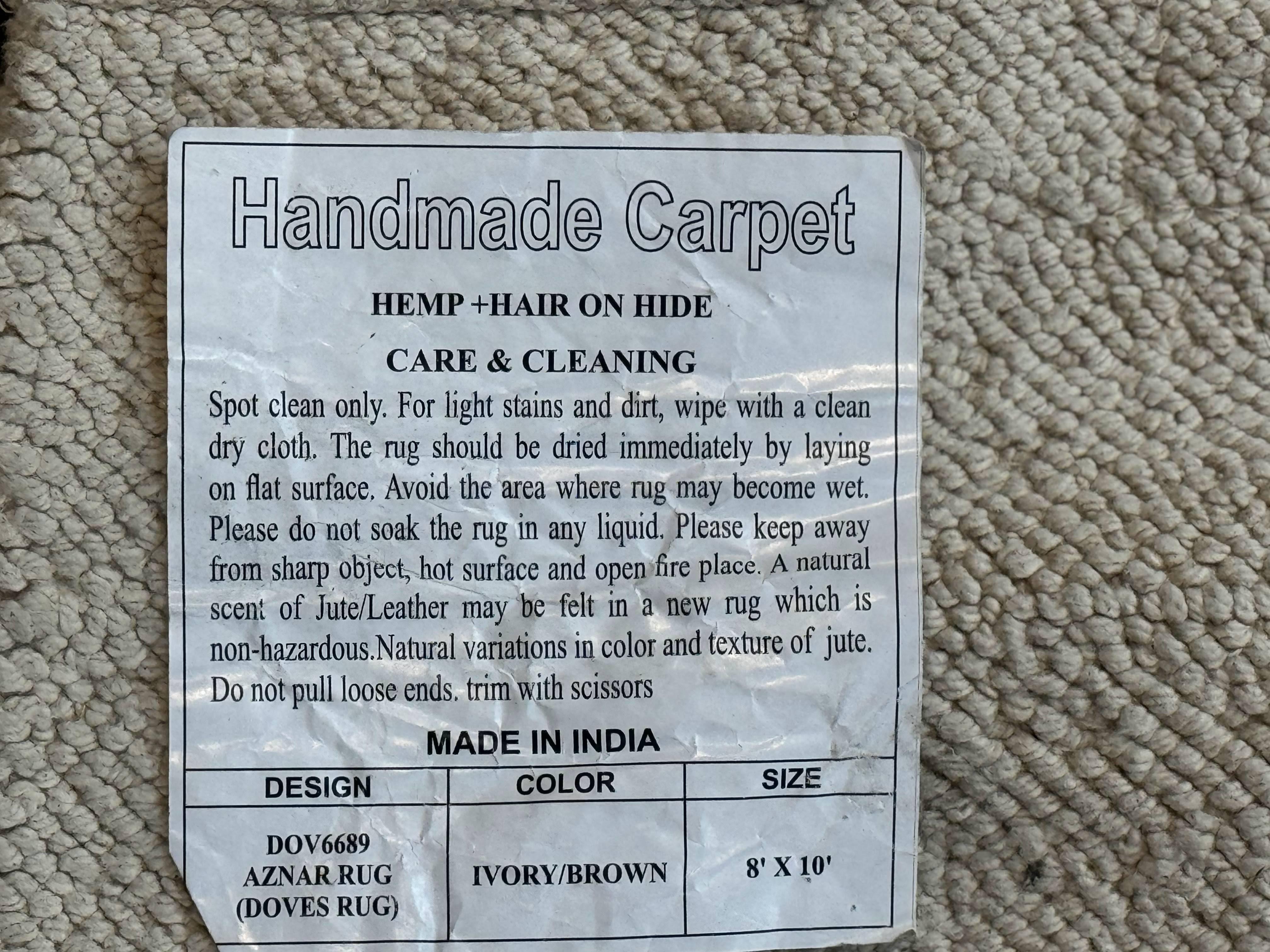 Handmade Contemporary Modern Indian Rug 8x10, Colorful - Jewel Rugs