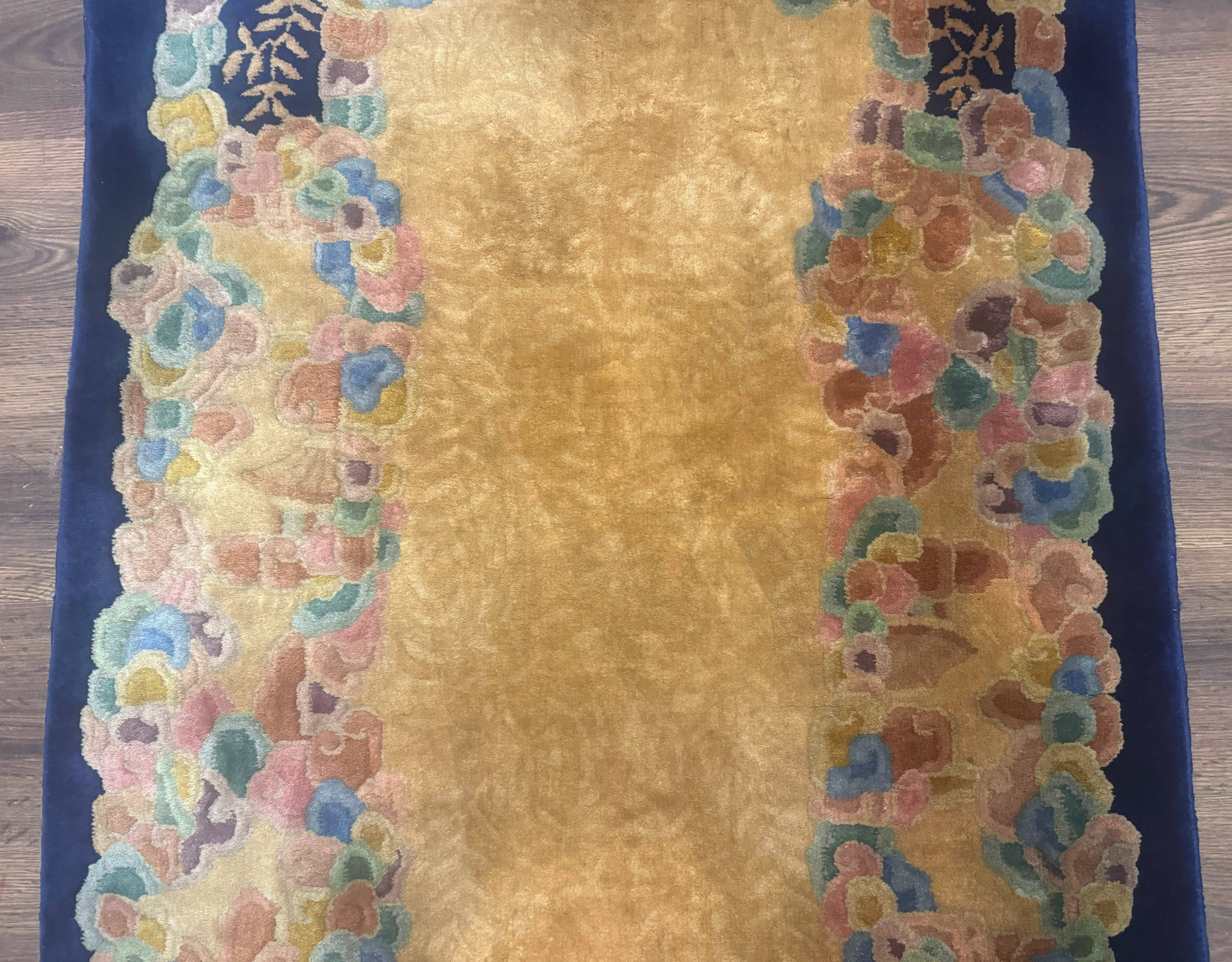 Chinese Wool Rug 3x5, Vintage Carpet, Handmade - Jewel Rugs