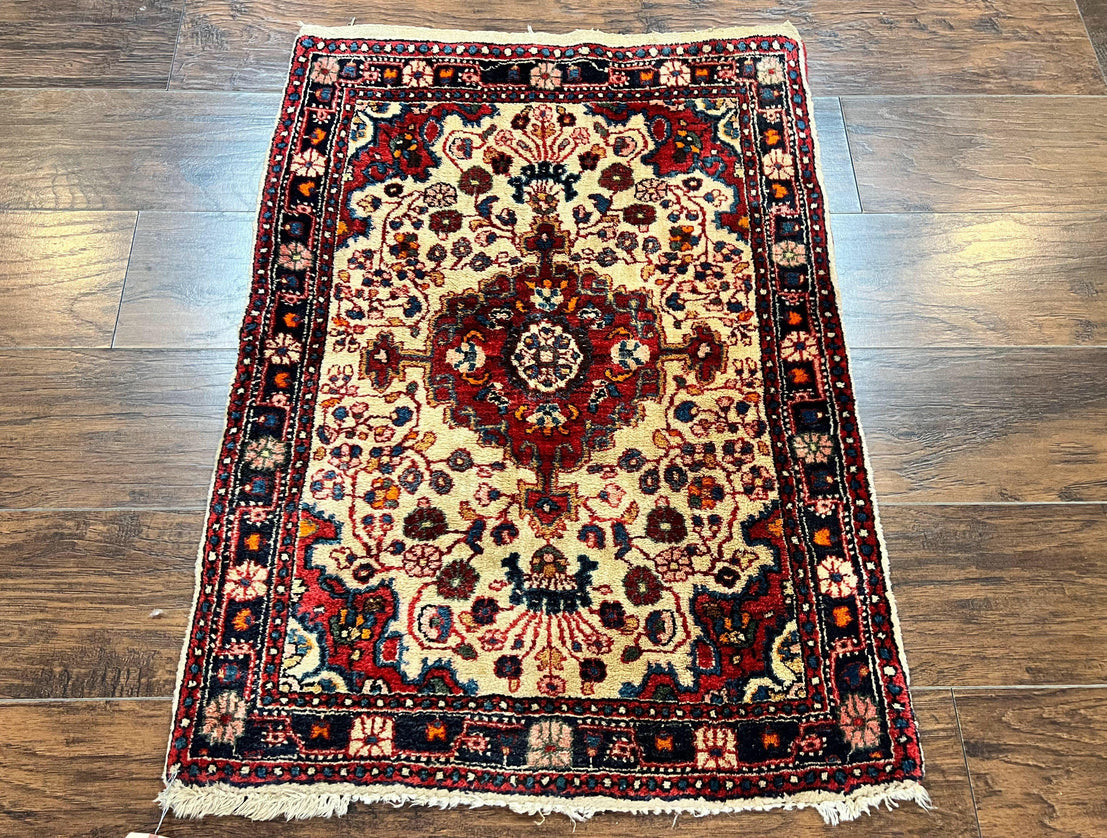 2x3 Gray Hand Woven Persian Area Rug Pad