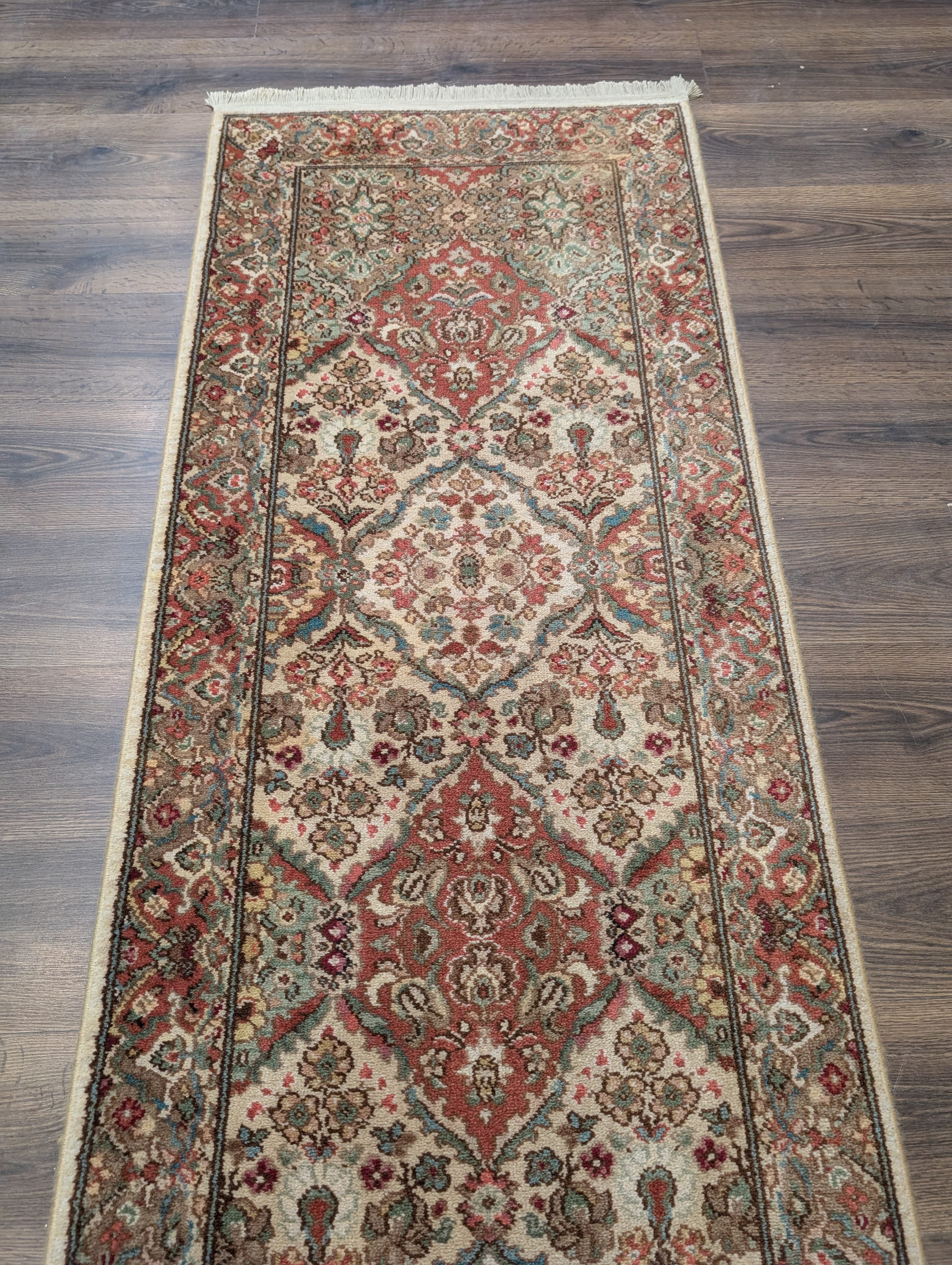 Karastan Runner Rug 2.6 x 8.6, Empress Kirman #700-719, Wool, Vintage - Jewel Rugs