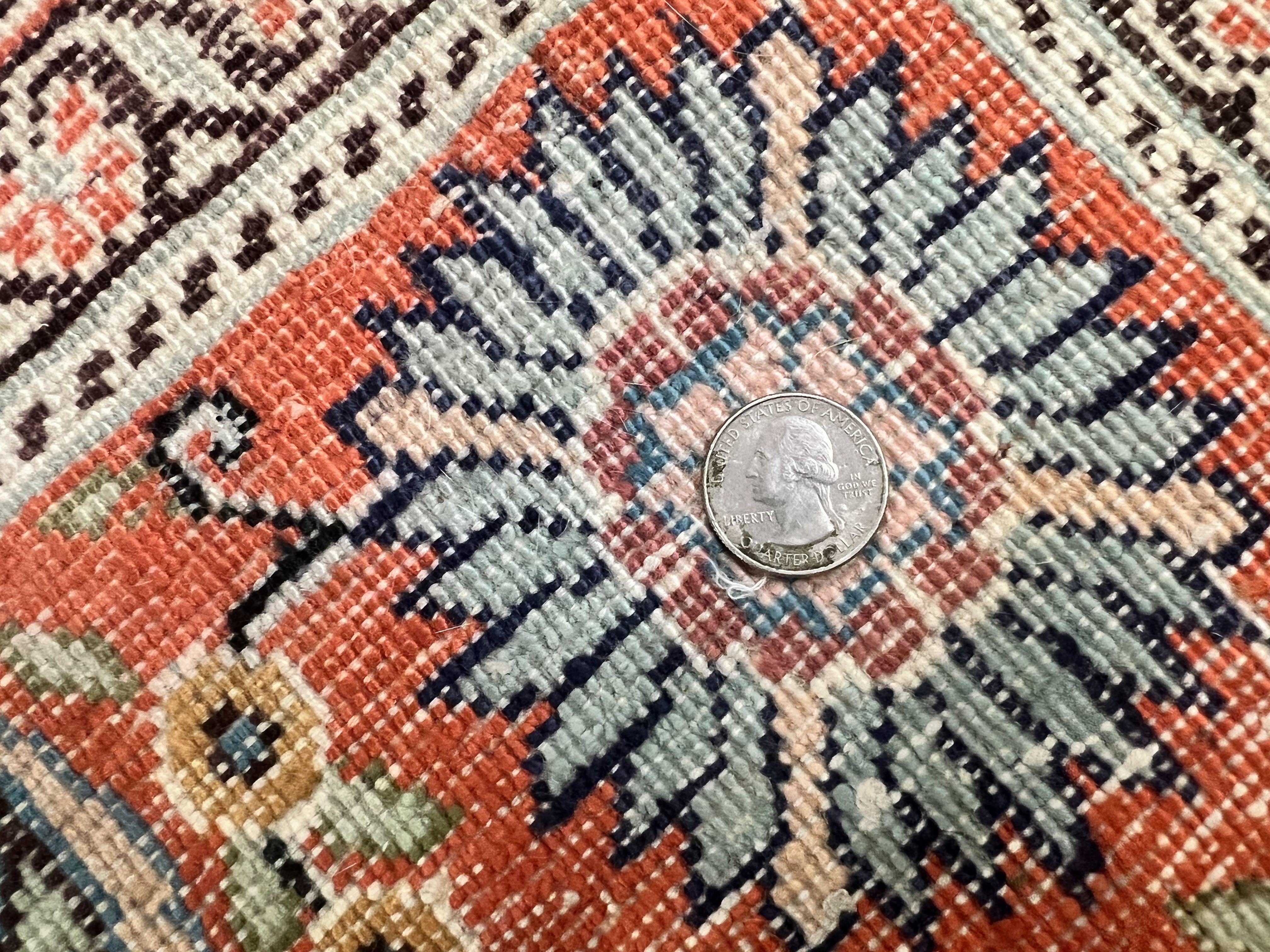 Silk Turkish Rug 5x7, Light Blue Silk Carpet, Floral Medallion, Turkish Kayseri Rug, Vintage Handmade Oriental Rug - Jewel Rugs