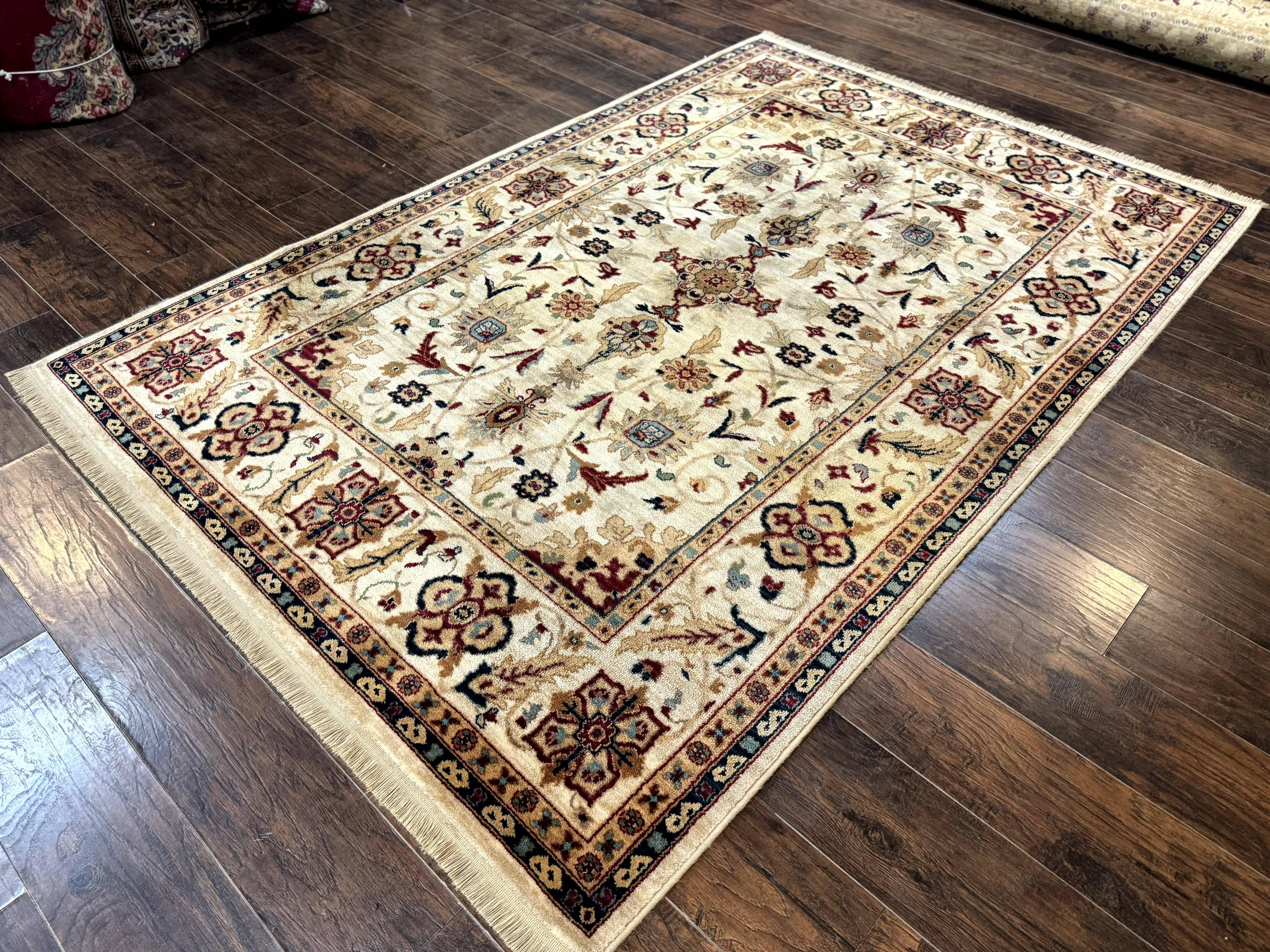 Karastan Rug 5.9 x 8.6, Karastan Traditions Amritsar Pattern Design 510, New Zealand Wool, Karastan Area Rug - Jewel Rugs