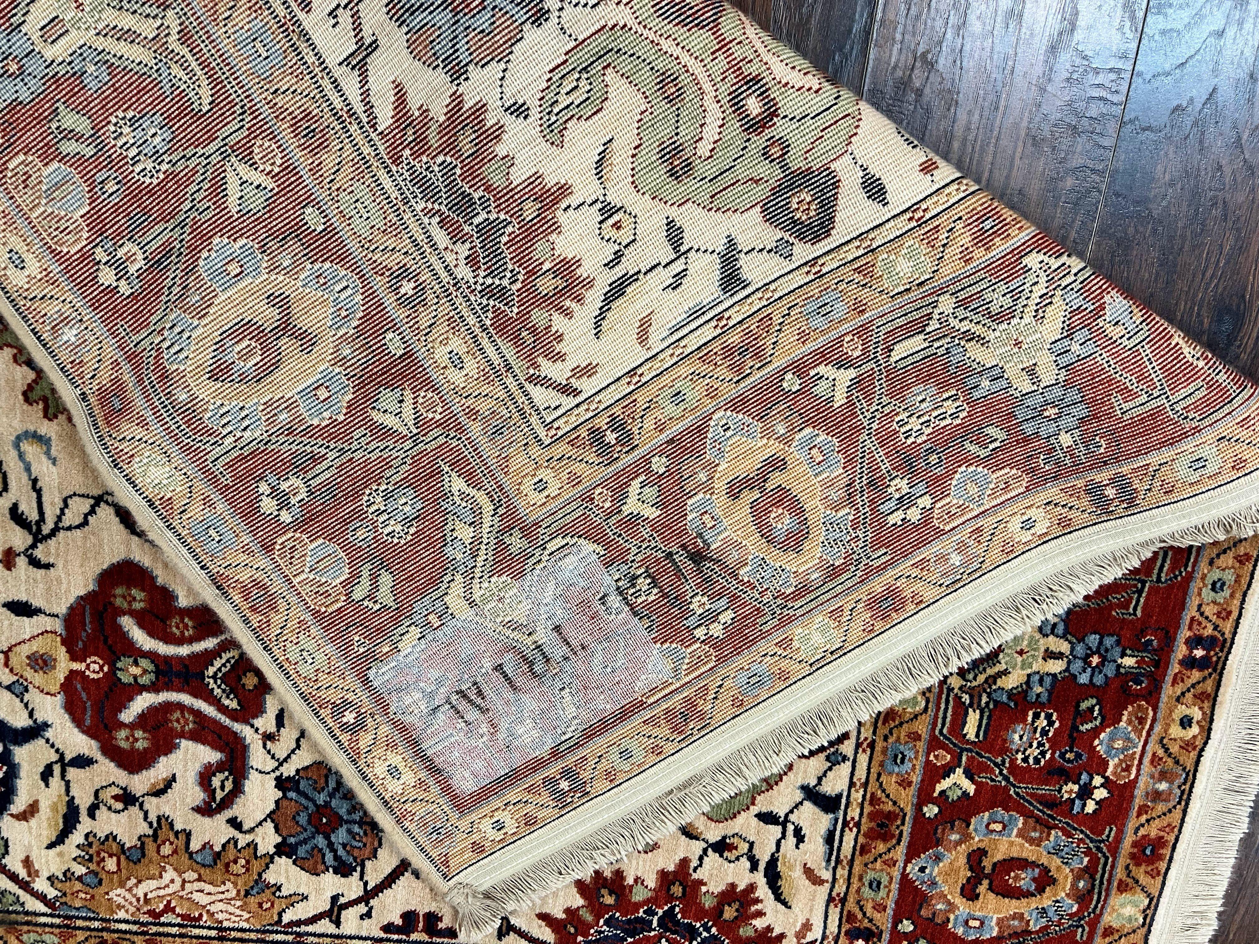 Karastan Rug 6x8, English Manor Stratford Pattern, Wool Karastan Carpet, #2120 - 506 Brighton Pattern, Vintage Rug - Jewel Rugs