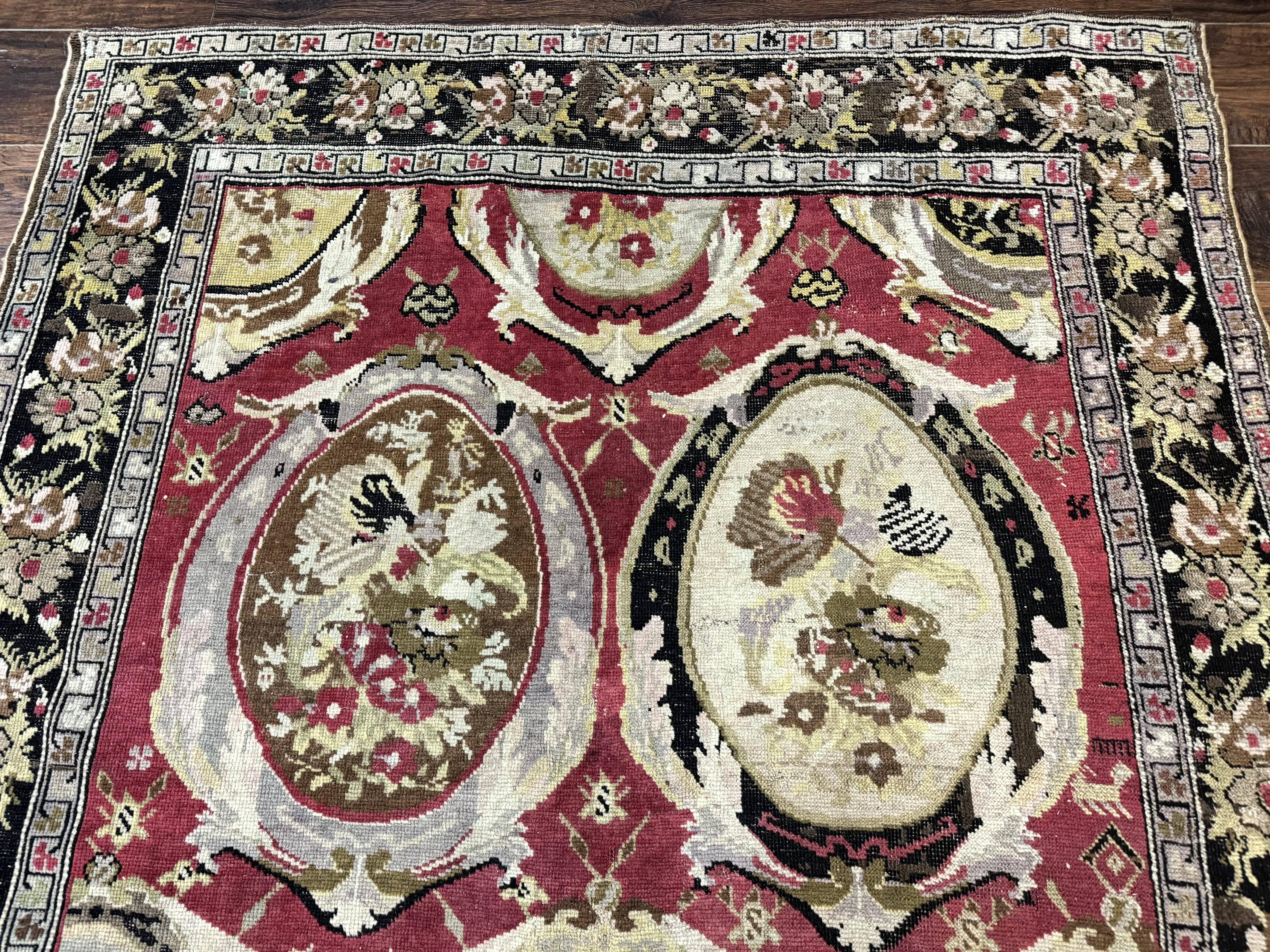 Antique Caucasian Karabakh Rug 5x10 - Jewel Rugs