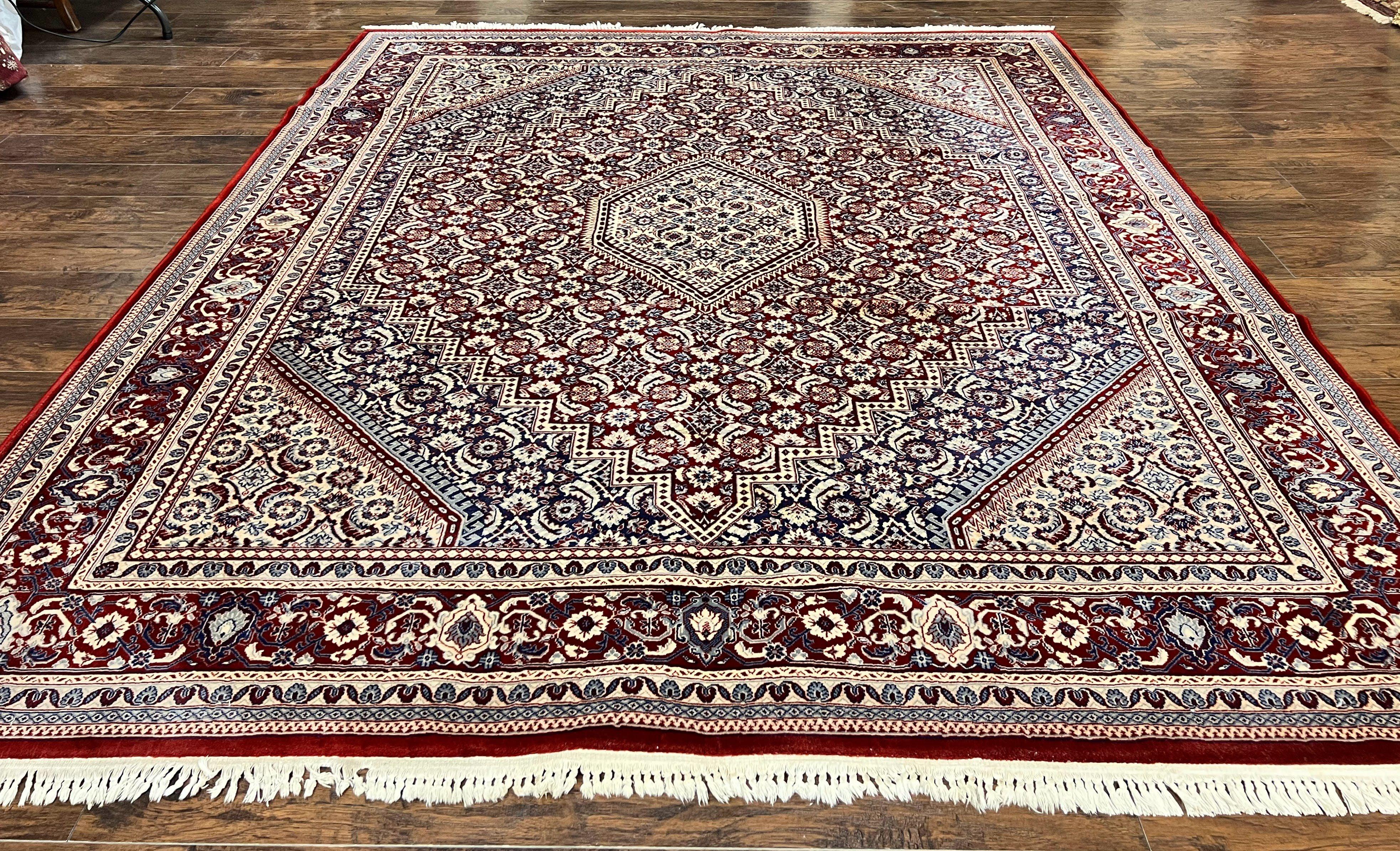 Karastan Rug 8x10, Kara Shah Red Bidjar, Belgium Power Loomed Rug, Wool Pile Karastan Rug, Vintage - Jewel Rugs