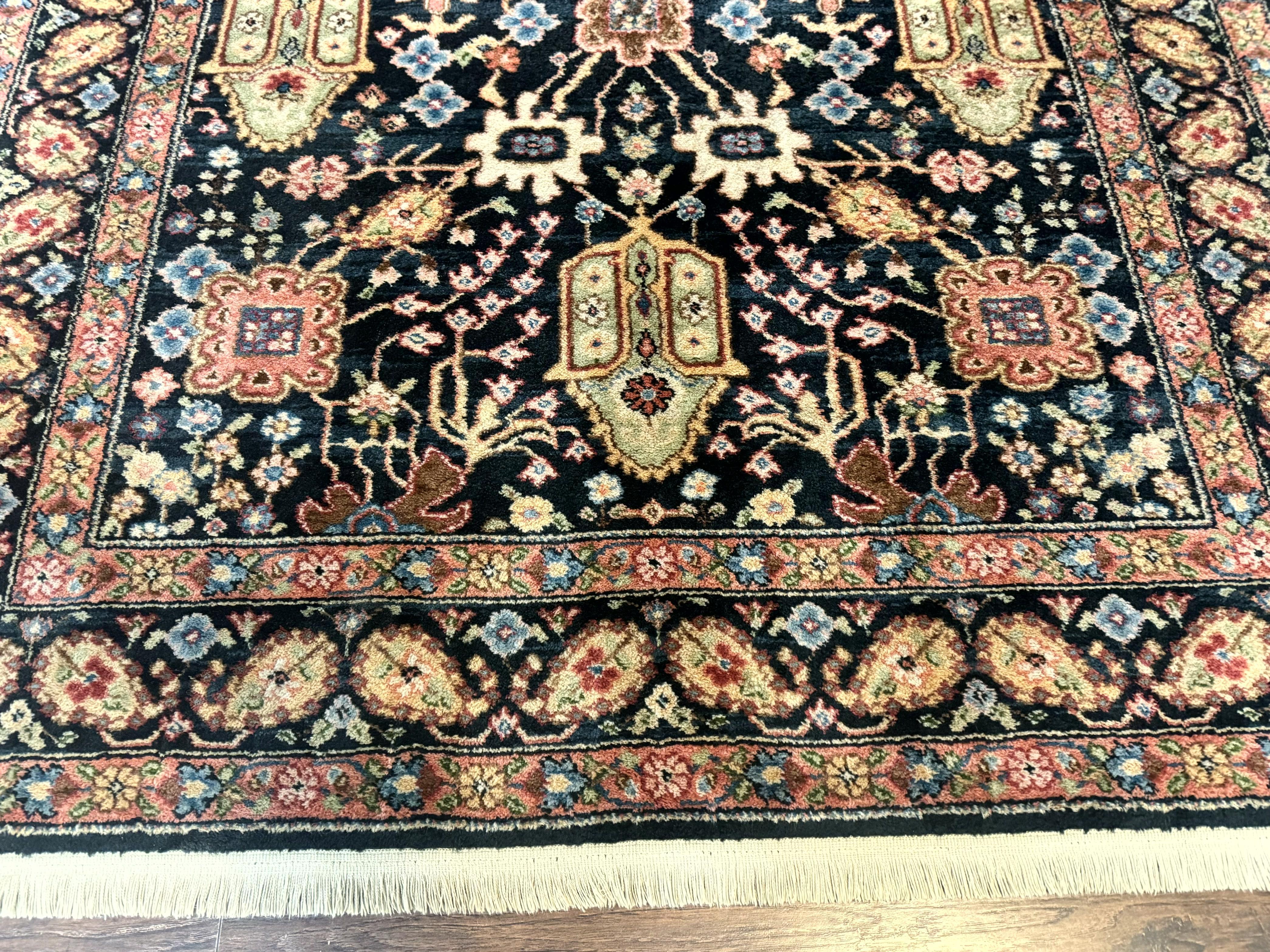 Karastan Rug 5.9 x 8.6, Chahar Mahal #604, Wool Vintage Discontinued Karastan Carpet - Jewel Rugs