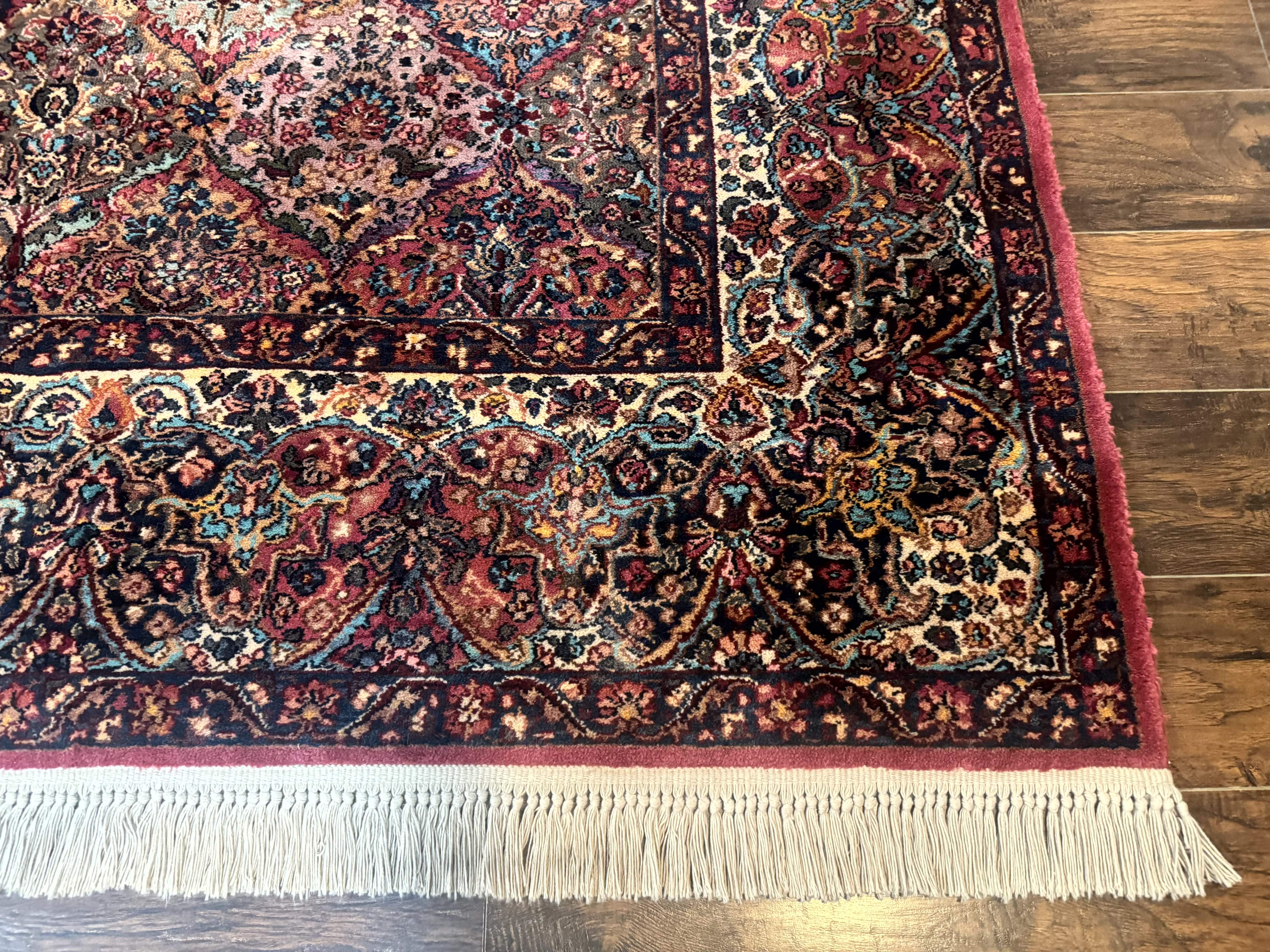 8.8 x 12 Karastan Multicolor Kirman Rug #717 - Vintage Wool Carpet - Jewel Rugs