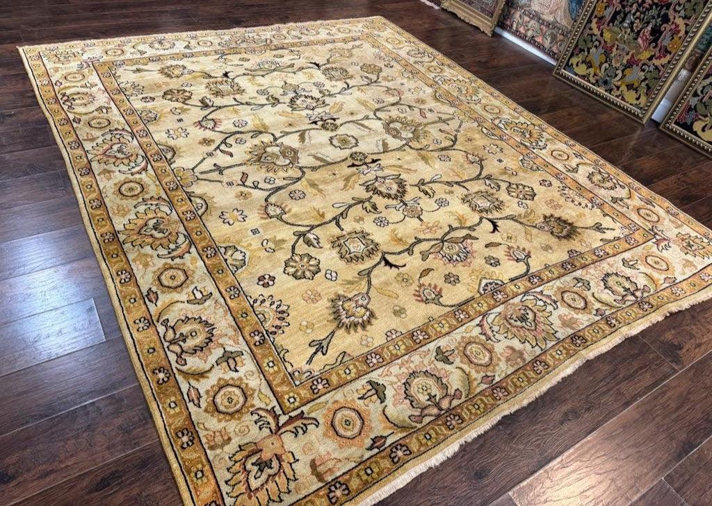 Turkish Oushak Rug 8x10, Vintage Wool Carpet - Jewel Rugs
