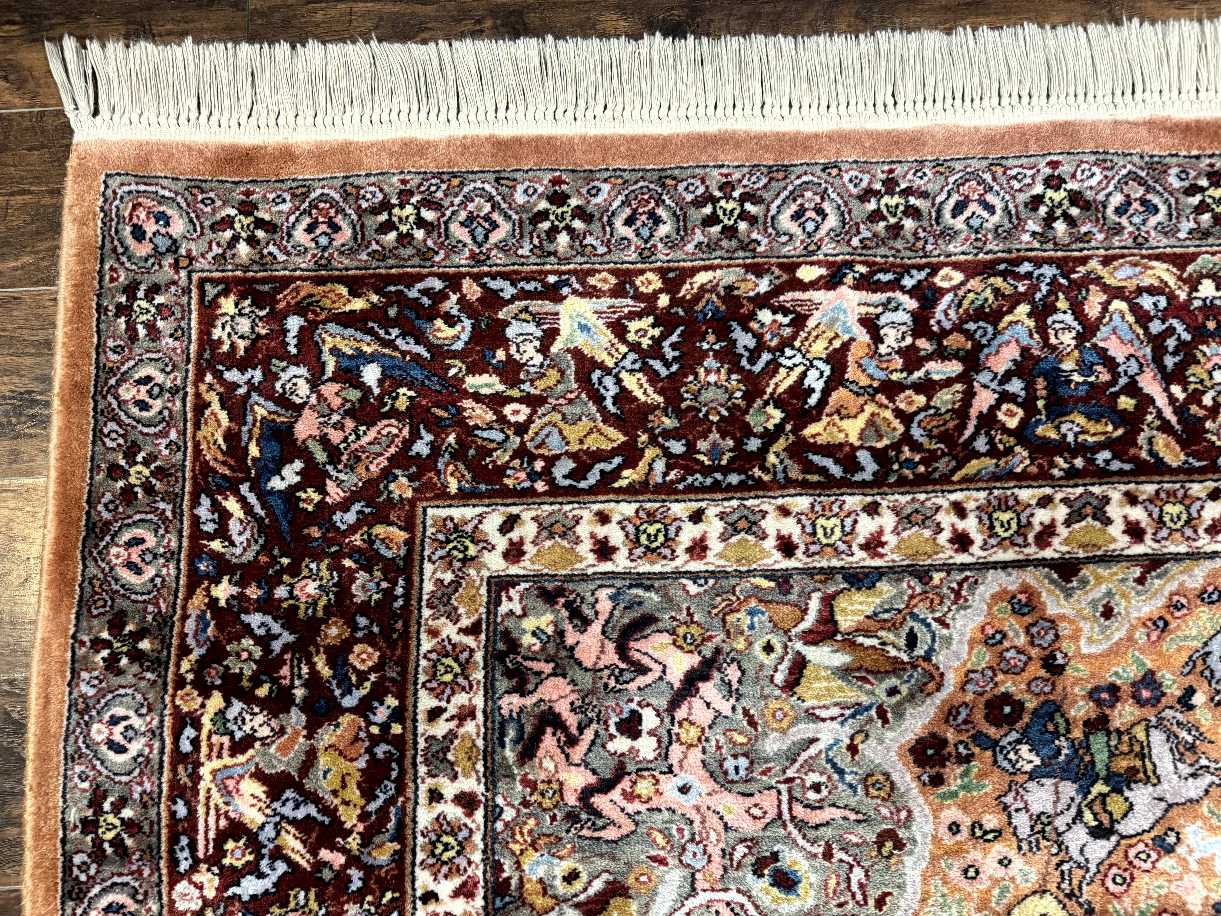 Karastan Rug 10x14 - Persian Hunting #723 - Wool Pile, Vintage - Jewel Rugs