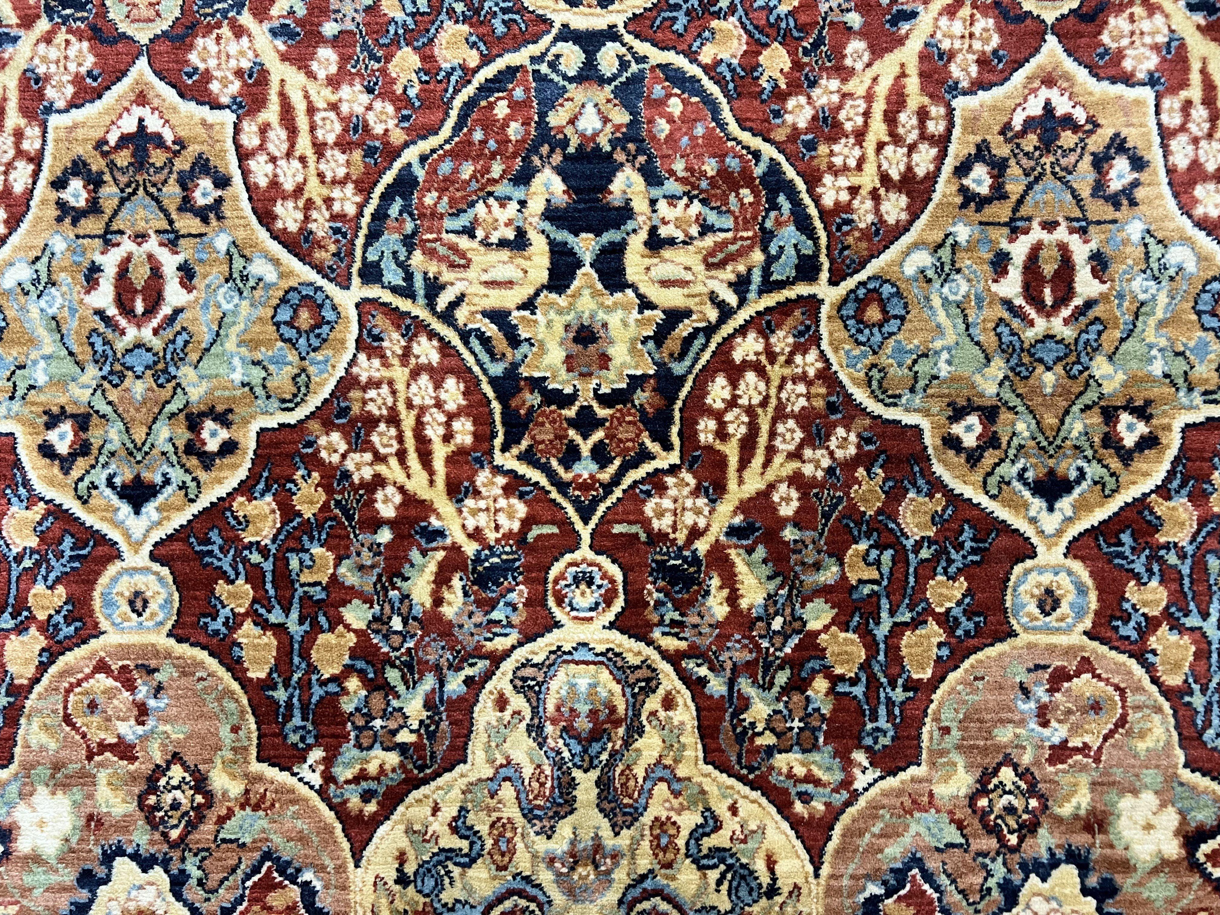 Karastan Rug 6x8, English Manor Hampton Court 2120, Discontinued Wool Pile, Vintage Medium Sized Area Rug - Jewel Rugs