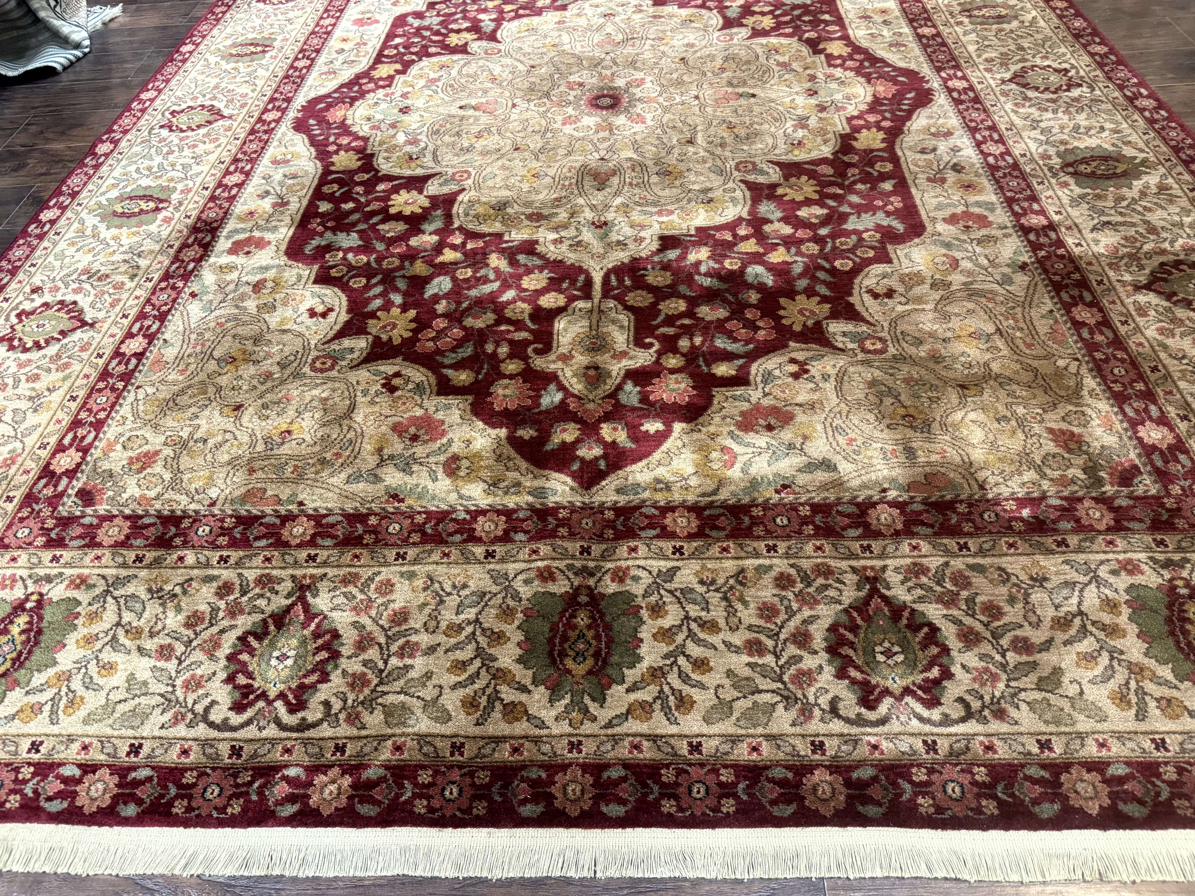 Karastan Rug 8.8 x 12, Antique Legends Royal Tabriz, Wool Pile, Vintage, Rare - Jewel Rugs