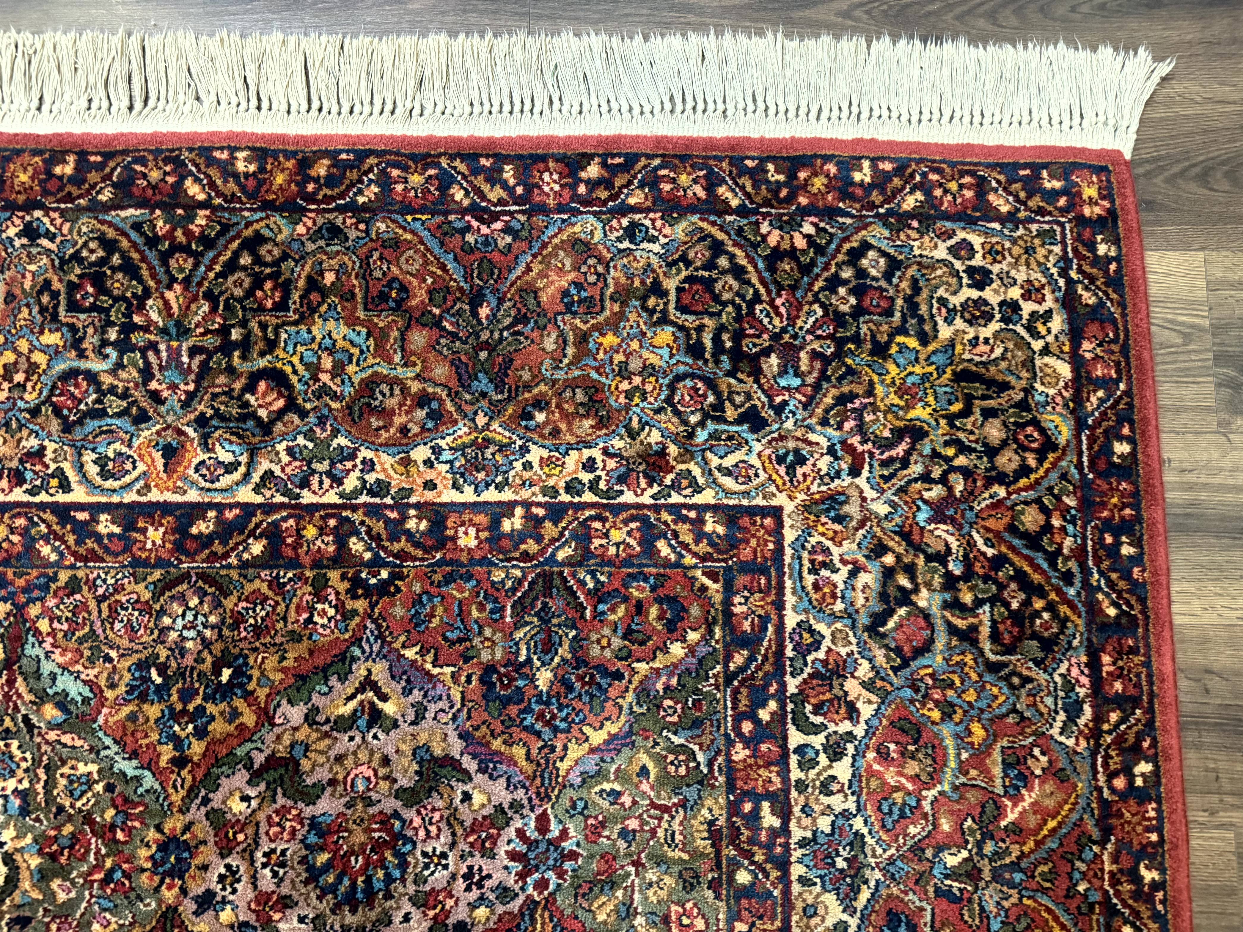 8.8 x 12 Karastan Multicolor Kirman Rug #717 - Vintage Wool Carpet - Jewel Rugs