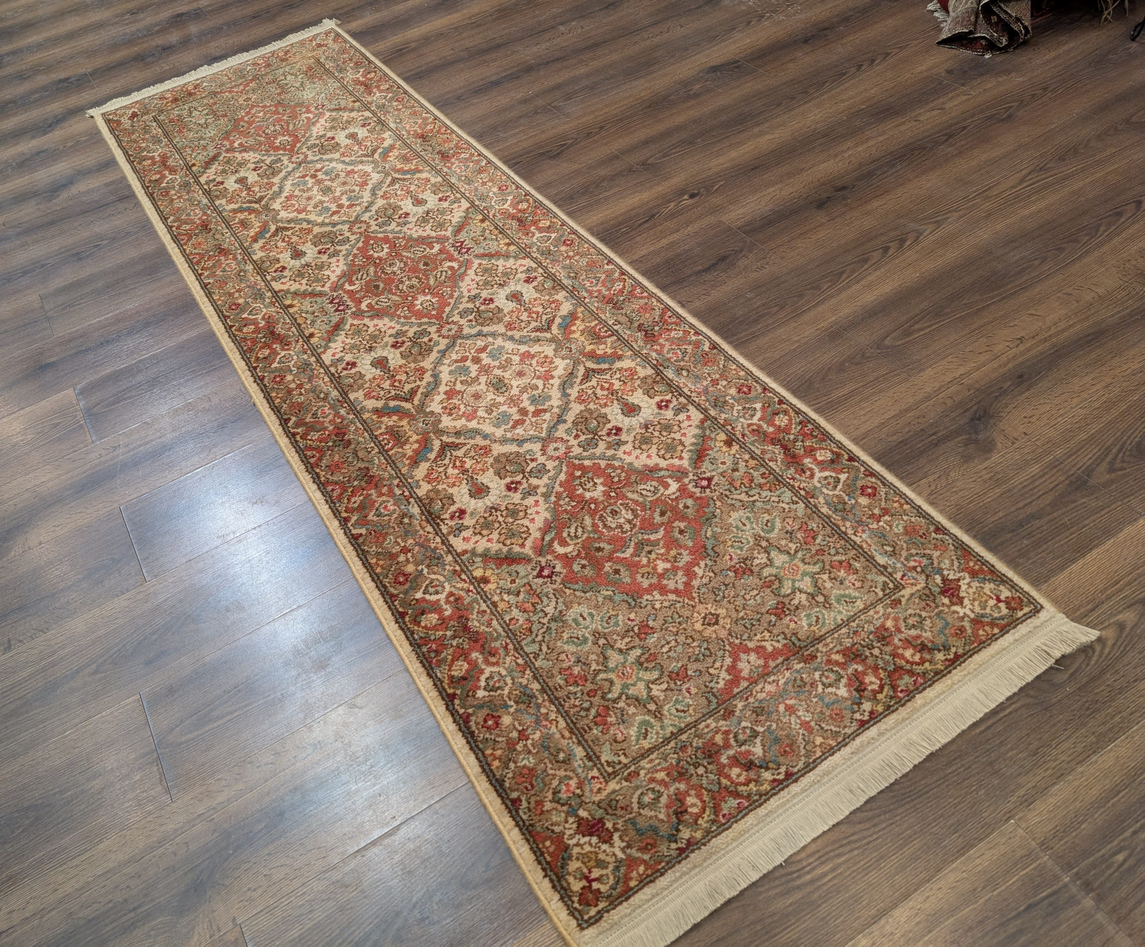 Karastan Runner Rug 2.6 x 8.6, Empress Kirman #700-719, Wool, Vintage - Jewel Rugs