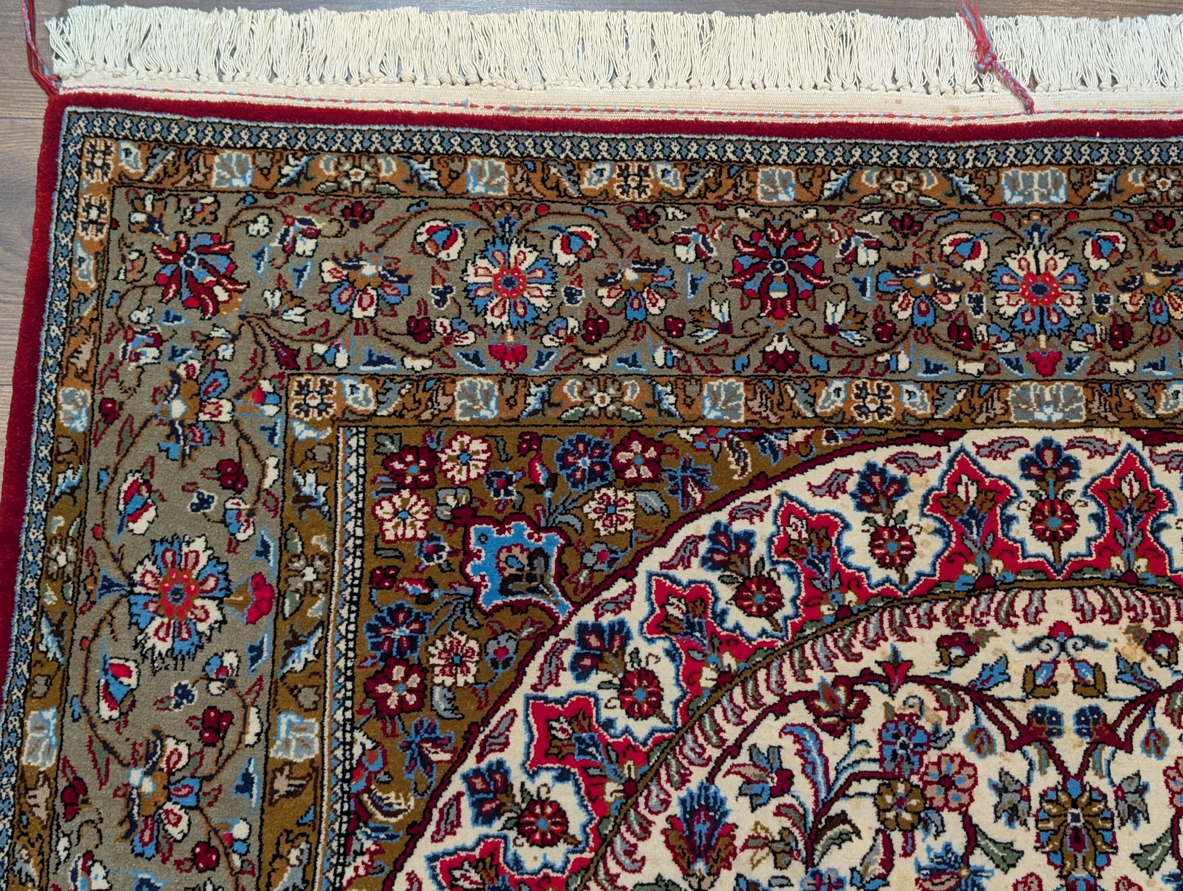 Persian Qum Rug 5x7, Fine 290 KPSI, Hand Knotted, Pair B - Jewel Rugs
