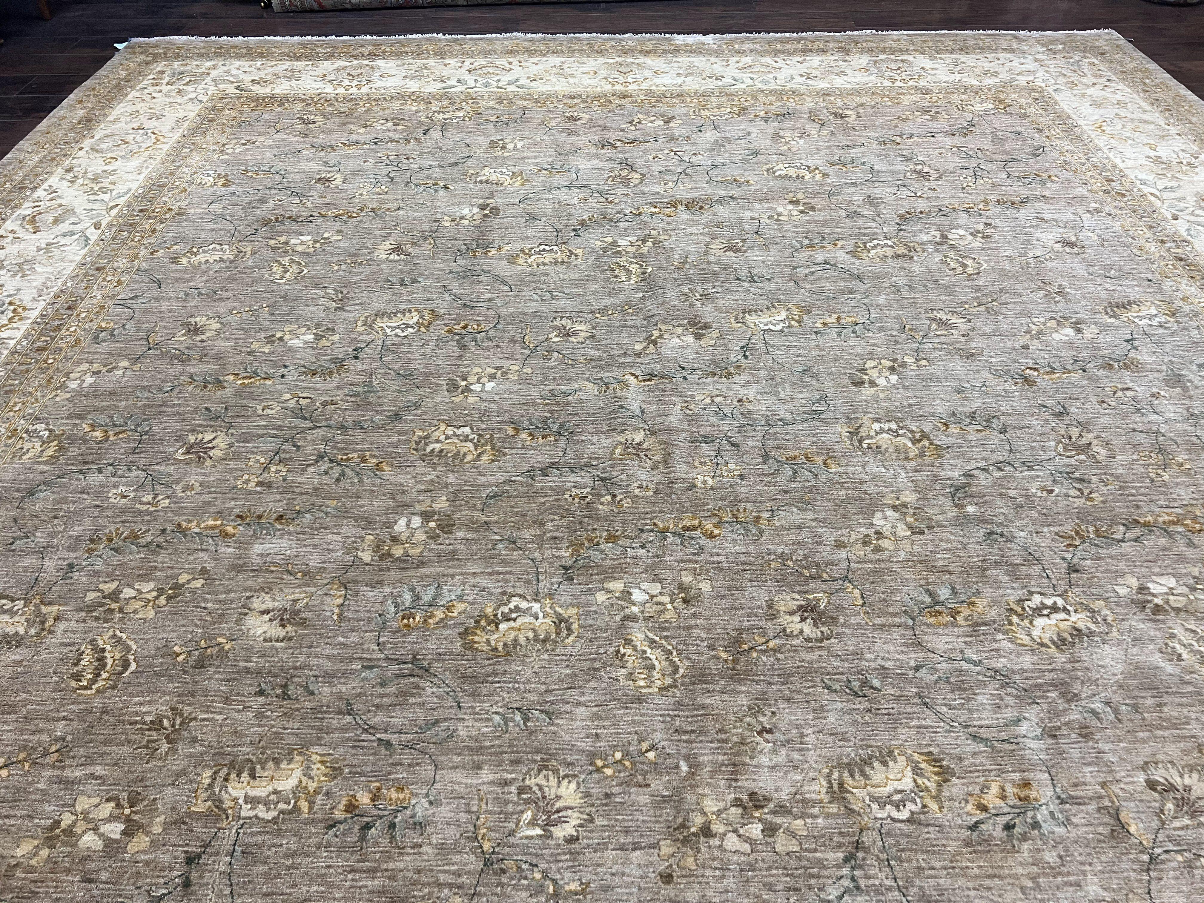Pak Persian Rug 12x15, Wool Hand Knotted Oriental Floral Carpet, Signed by Master Weaver, 12x15 Large Palace Size Rug - Jewel Rugs