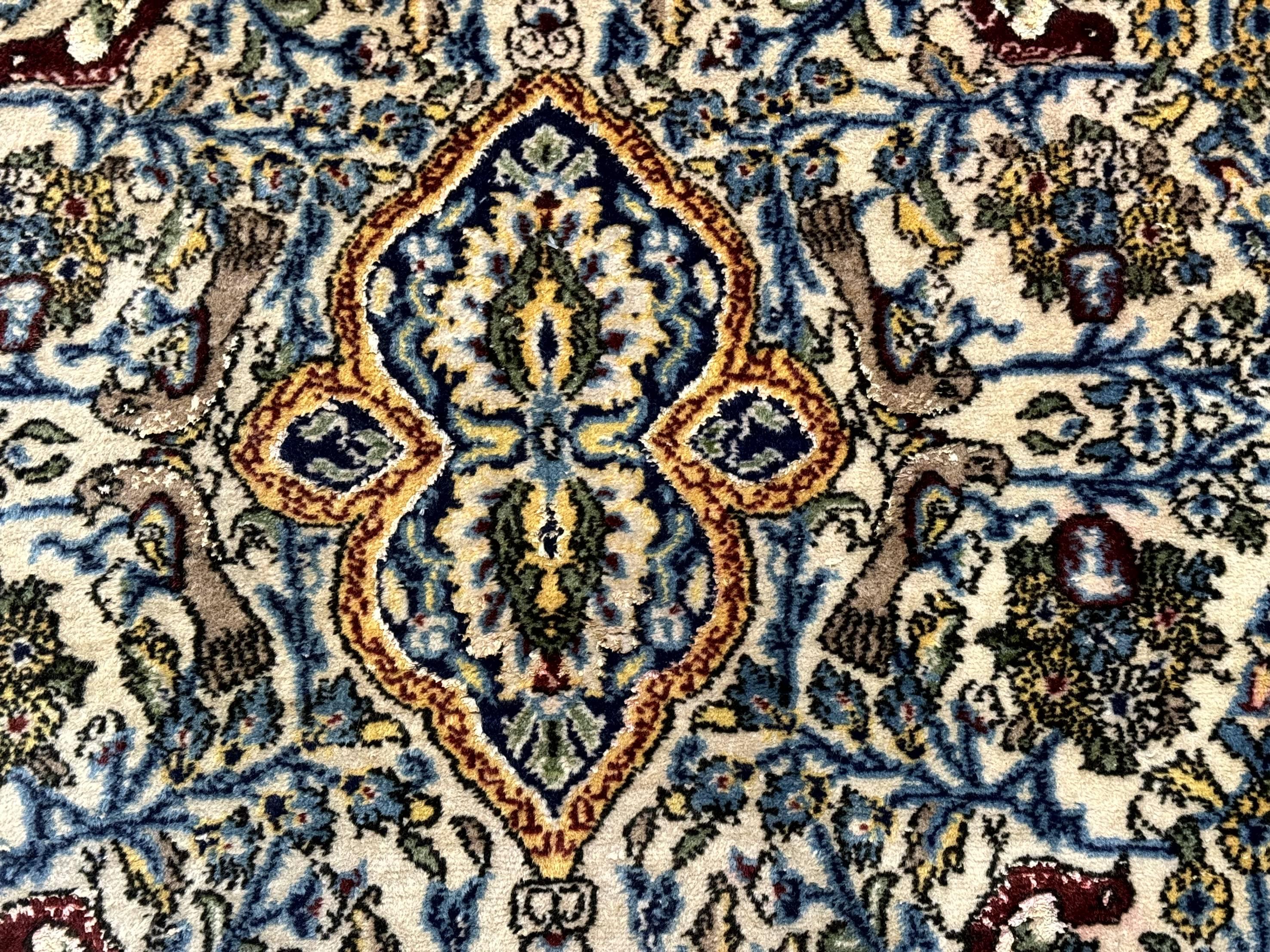 Persian Qum Tree of Life Rug 3.5 x 5.5, Animal Pictorials, Kork Wool with Silk Highlights - Jewel Rugs