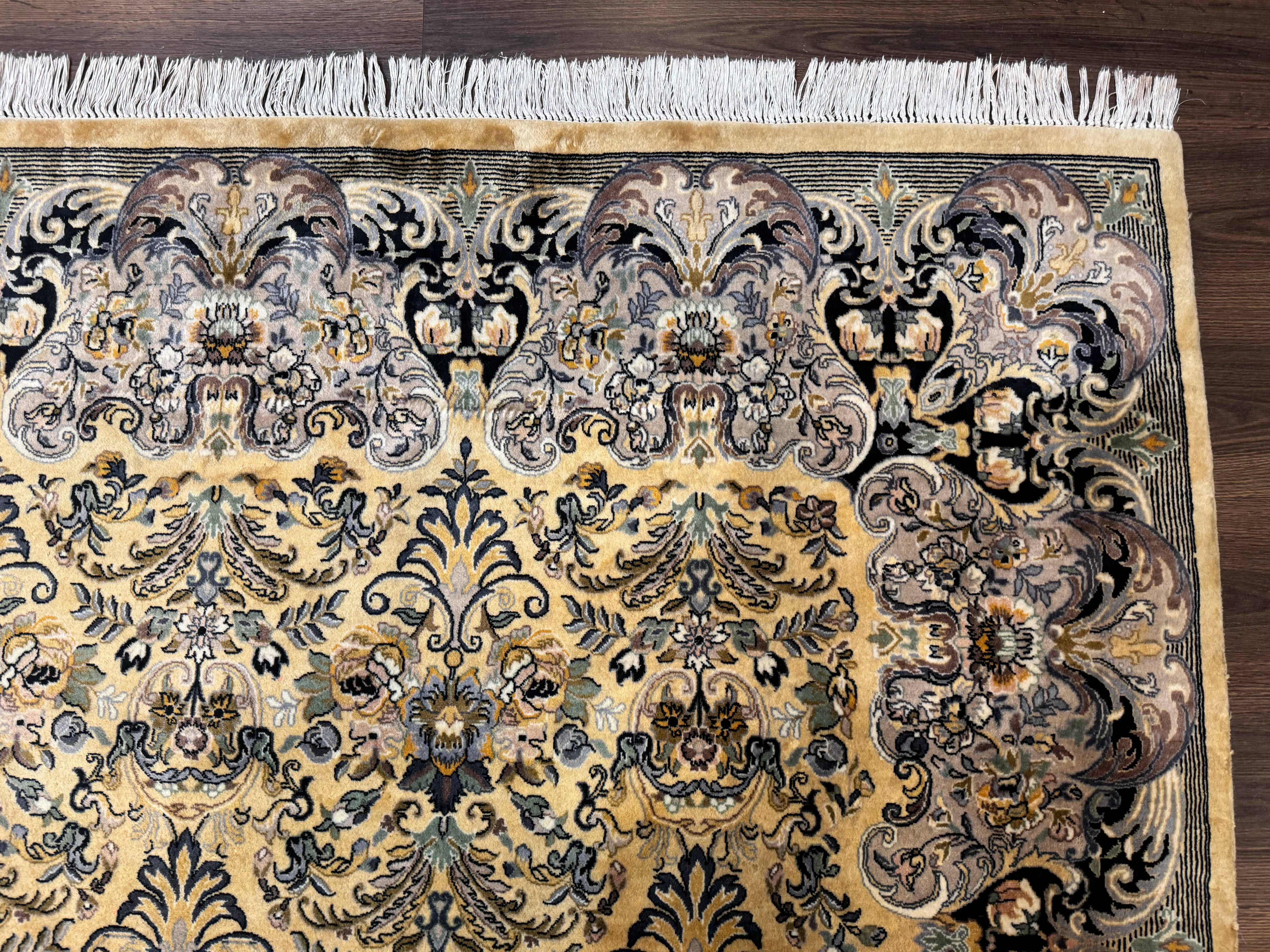 Pak Persian Rug 8x10, Allover Pattern, Fine 225 KPSI, Cream - Jewel Rugs