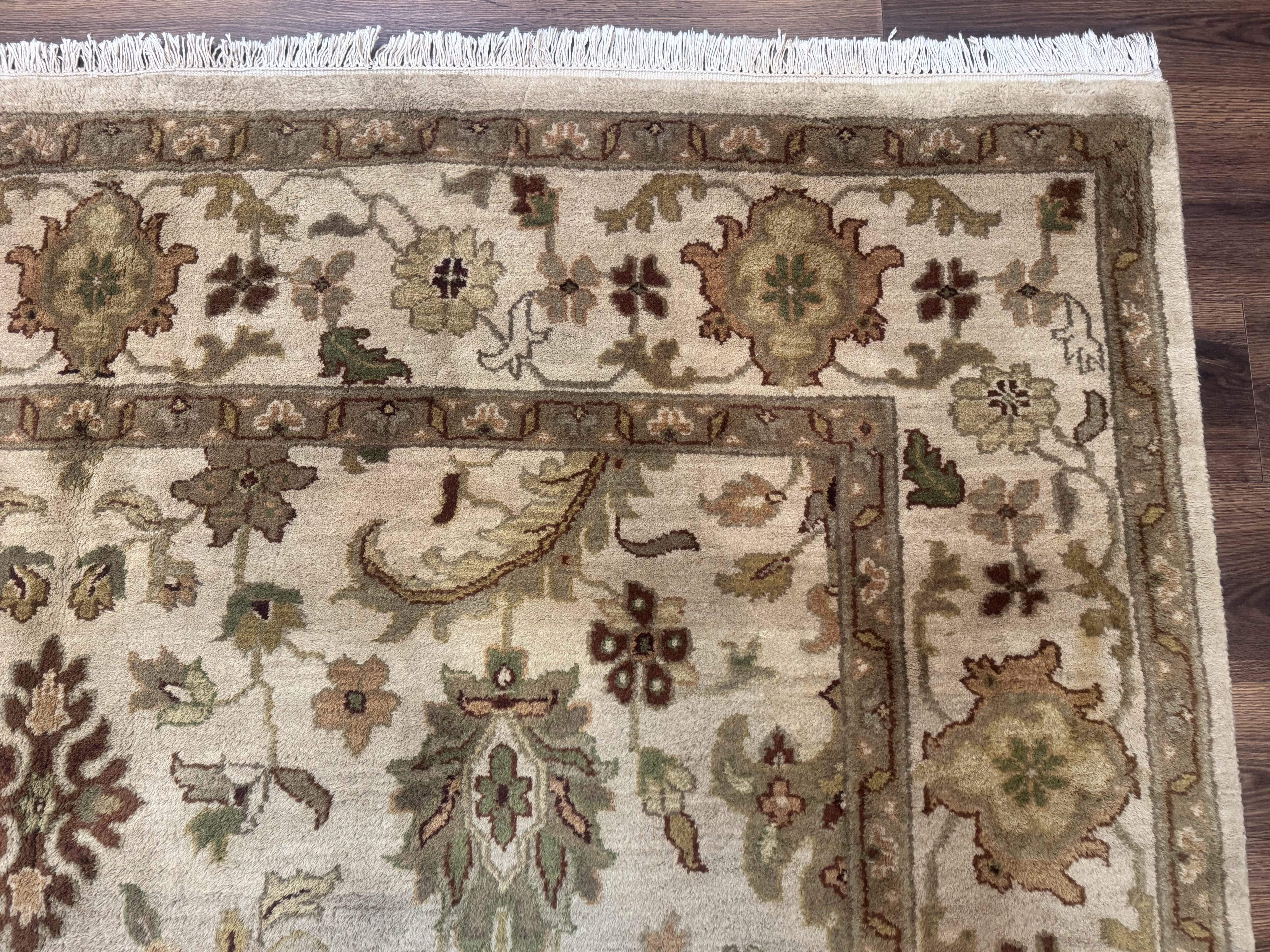 Indo Persian Mahal Rug 8x10 – Hand-Knotted Wool Carpet - Jewel Rugs