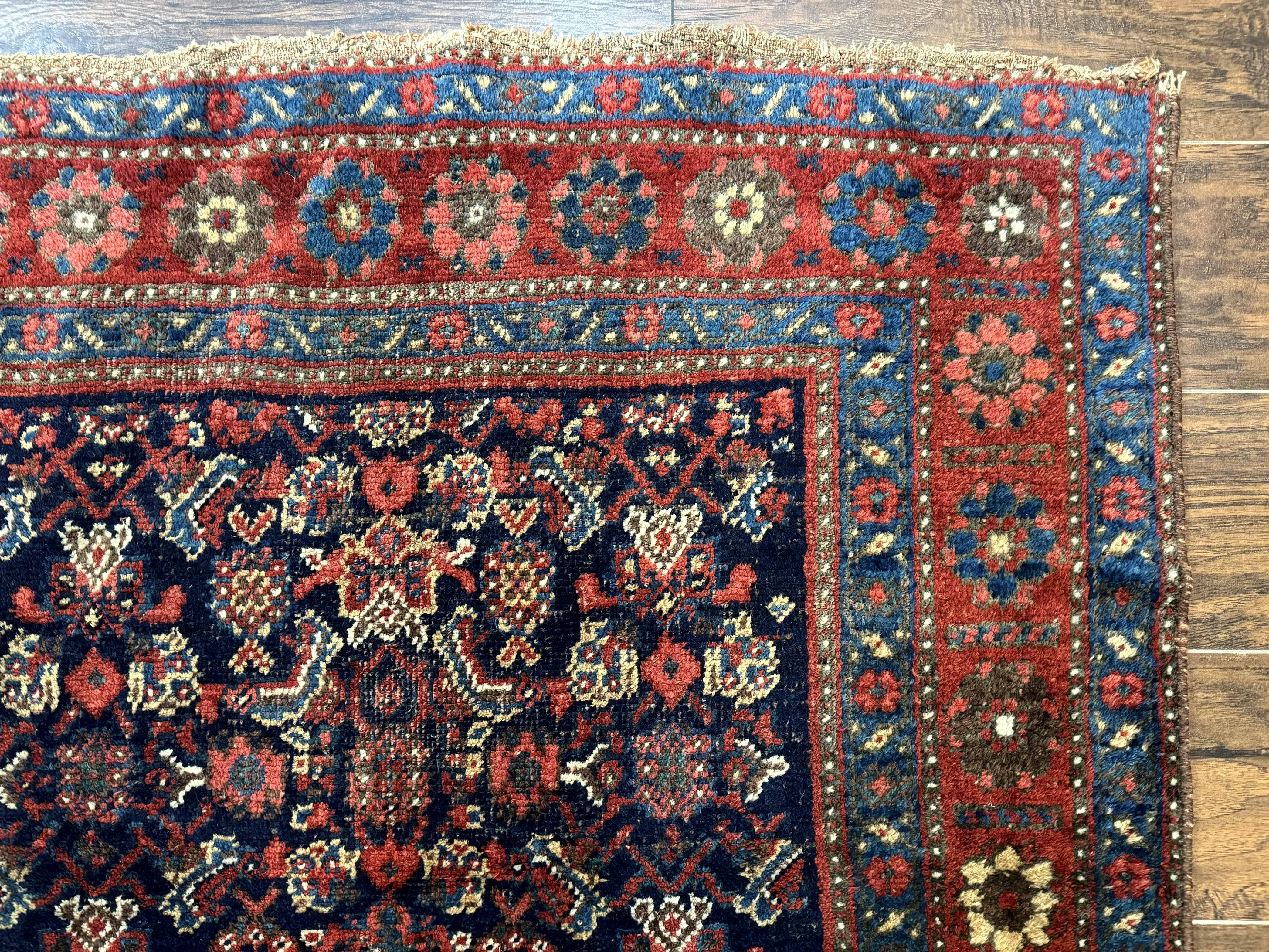Antique Persian Tribal Rug 4x6, Kurdish Rug - Jewel Rugs