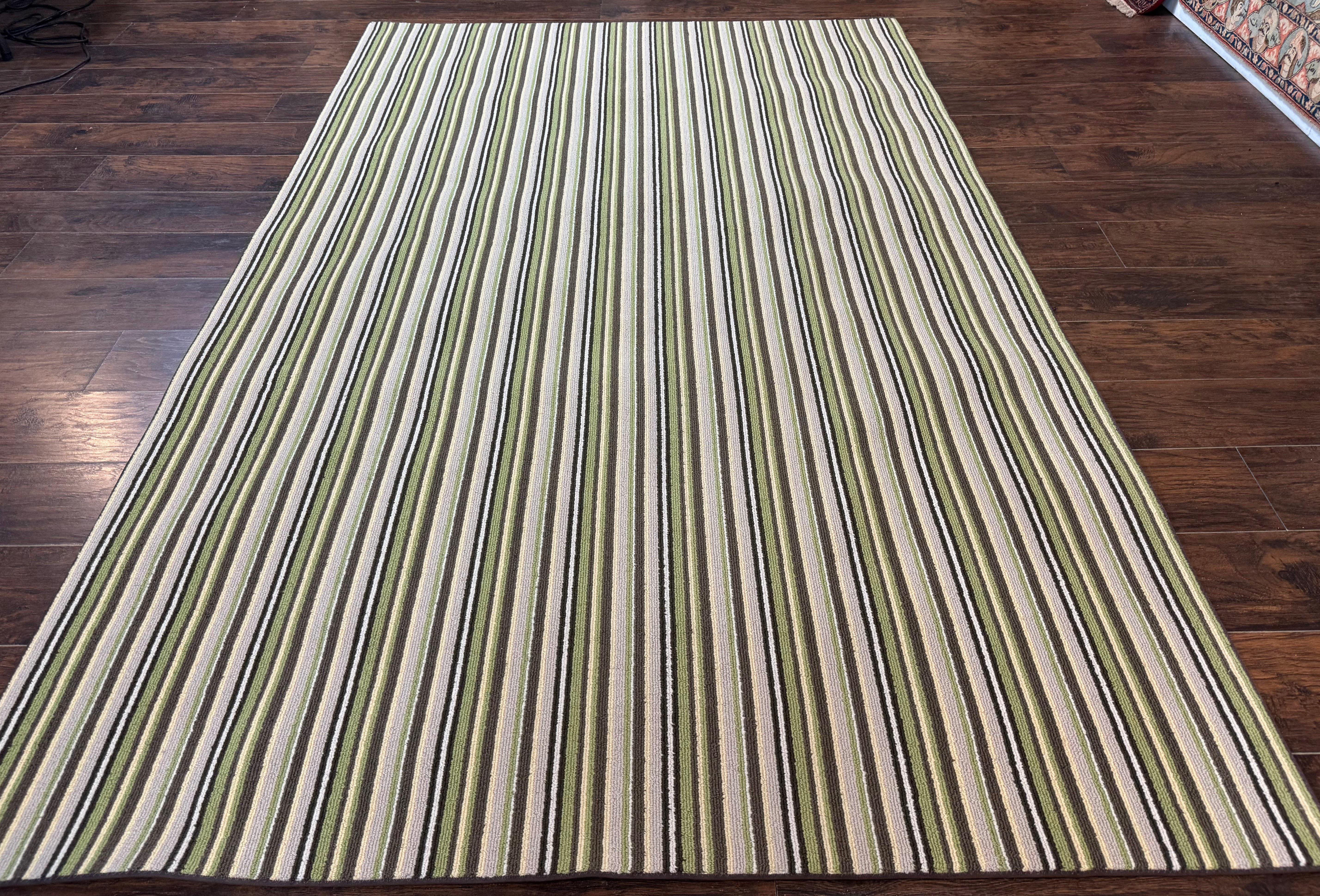 Stark Power Loomed Striped Rug 6x9, Multicolor Vintage Stark Carpet - Jewel Rugs