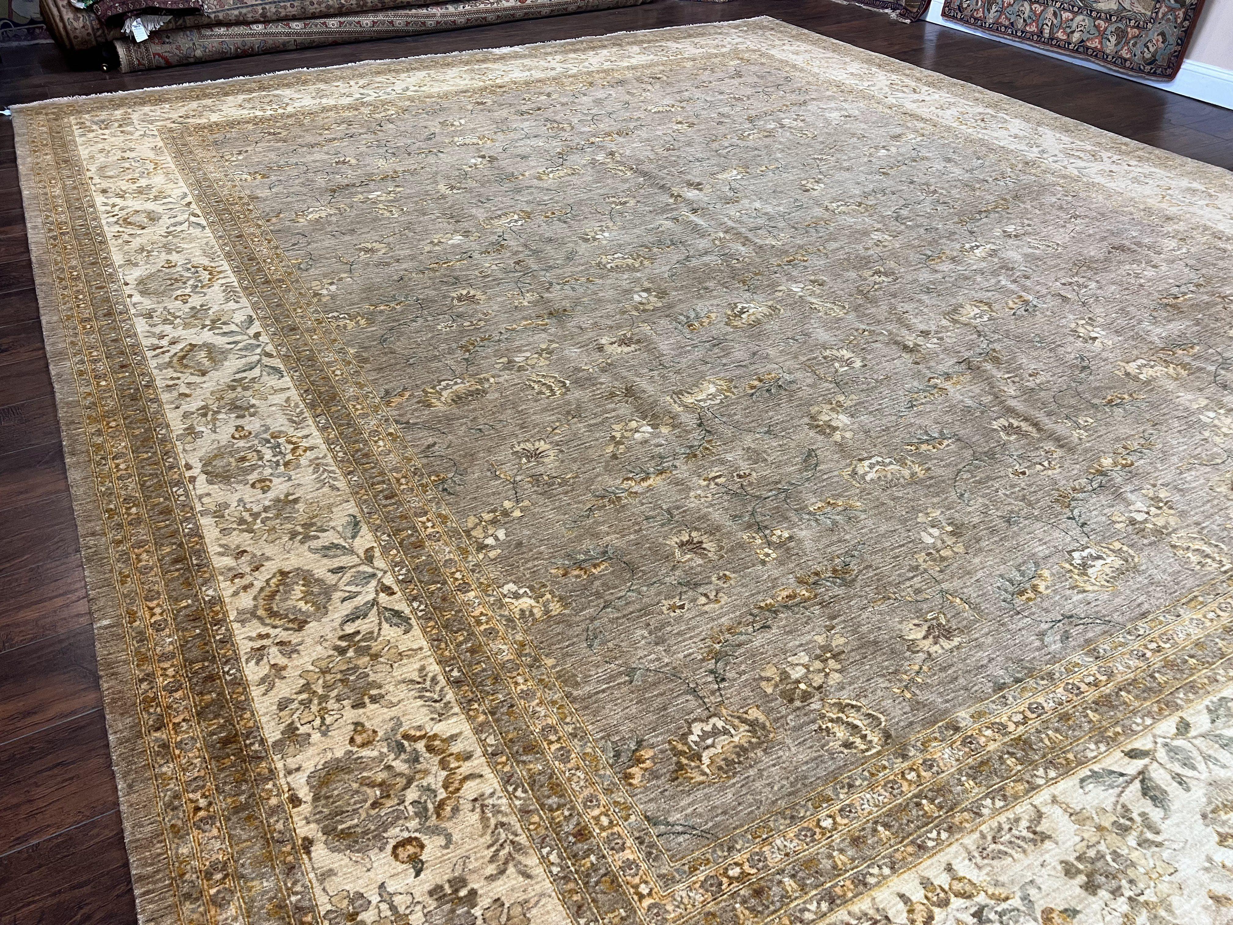 Pak Persian Rug 12x15, Wool Hand Knotted Oriental Floral Carpet, Signed by Master Weaver, 12x15 Large Palace Size Rug - Jewel Rugs