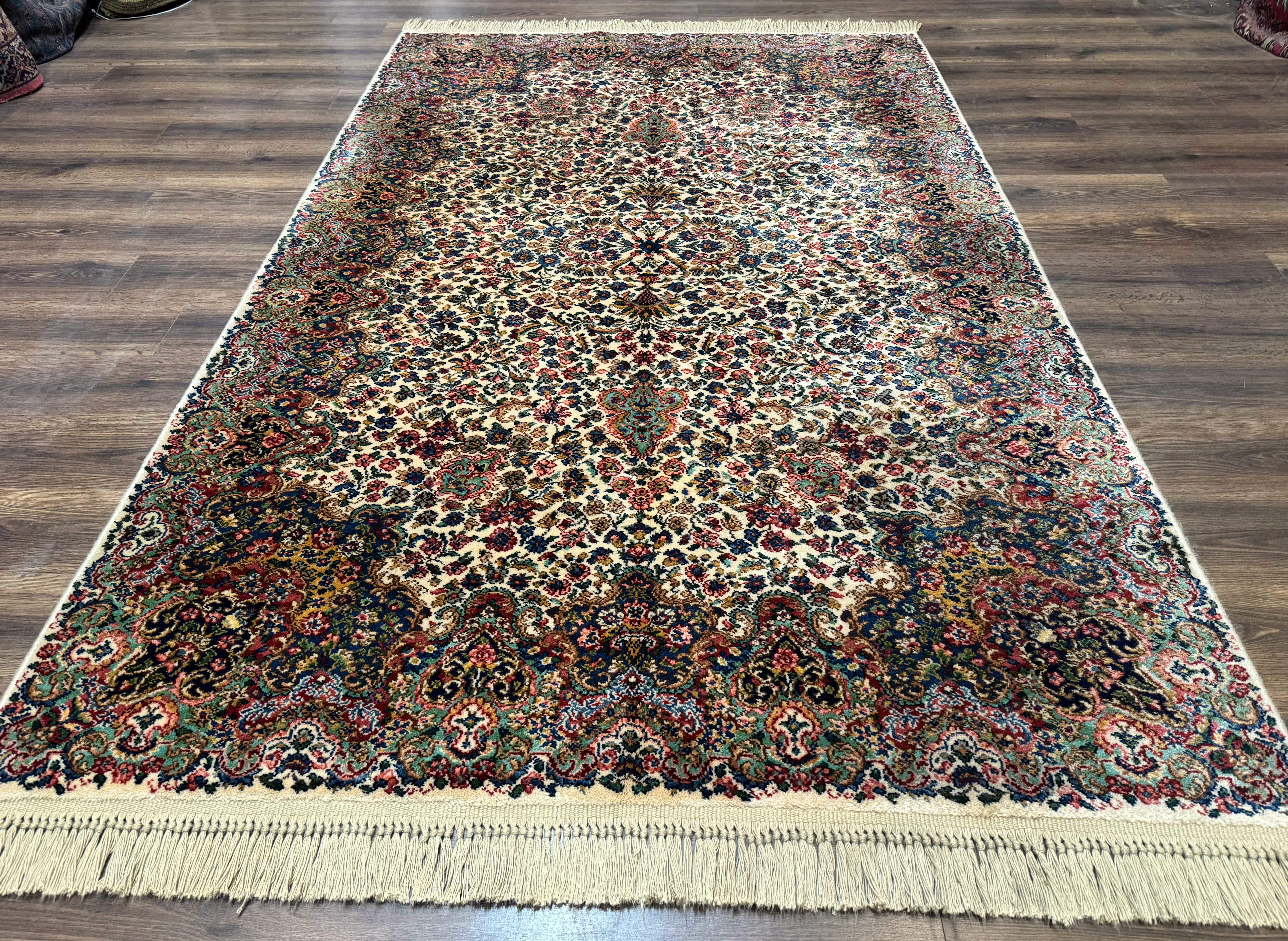 Karastan Rug 6x9 Wool Floral Kirman Rug #742 - Jewel Rugs