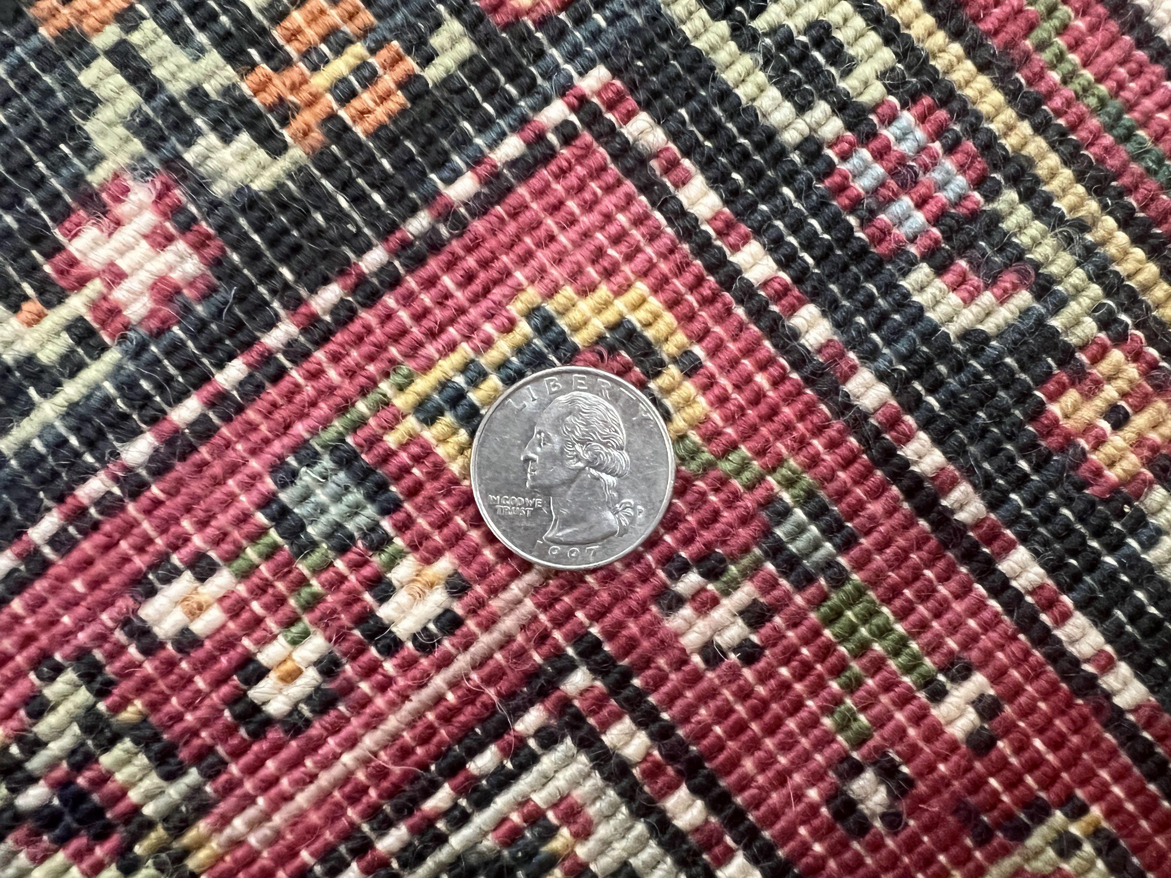 Karastan Rug 6x9, Williamsburg Herati #558, Wool Karastan Carpet, Vintage Karastan Persian Area Rug, Wool Pile - Jewel Rugs