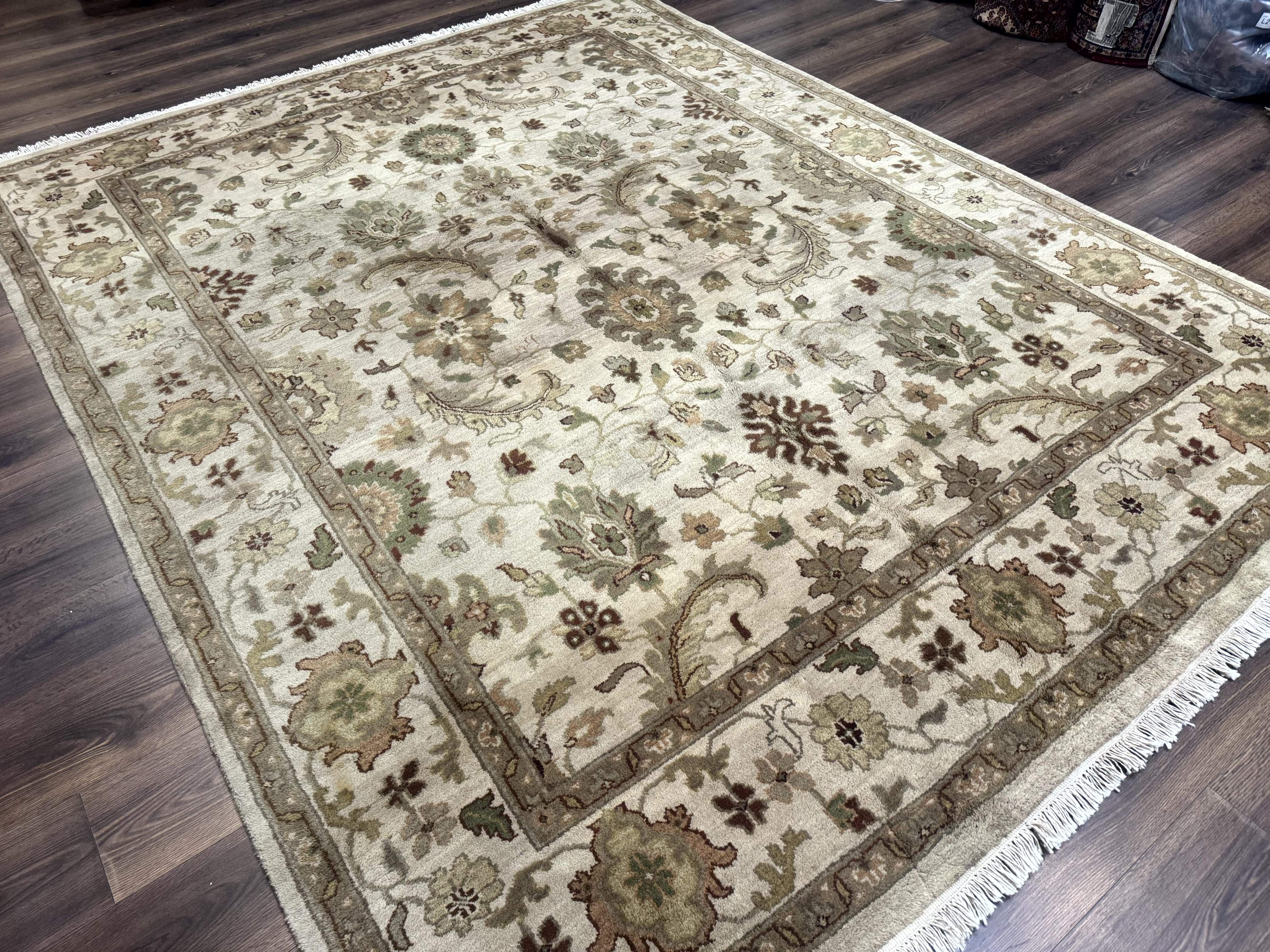 Indo Persian Mahal Rug 8x10 – Hand-Knotted Wool Carpet - Jewel Rugs