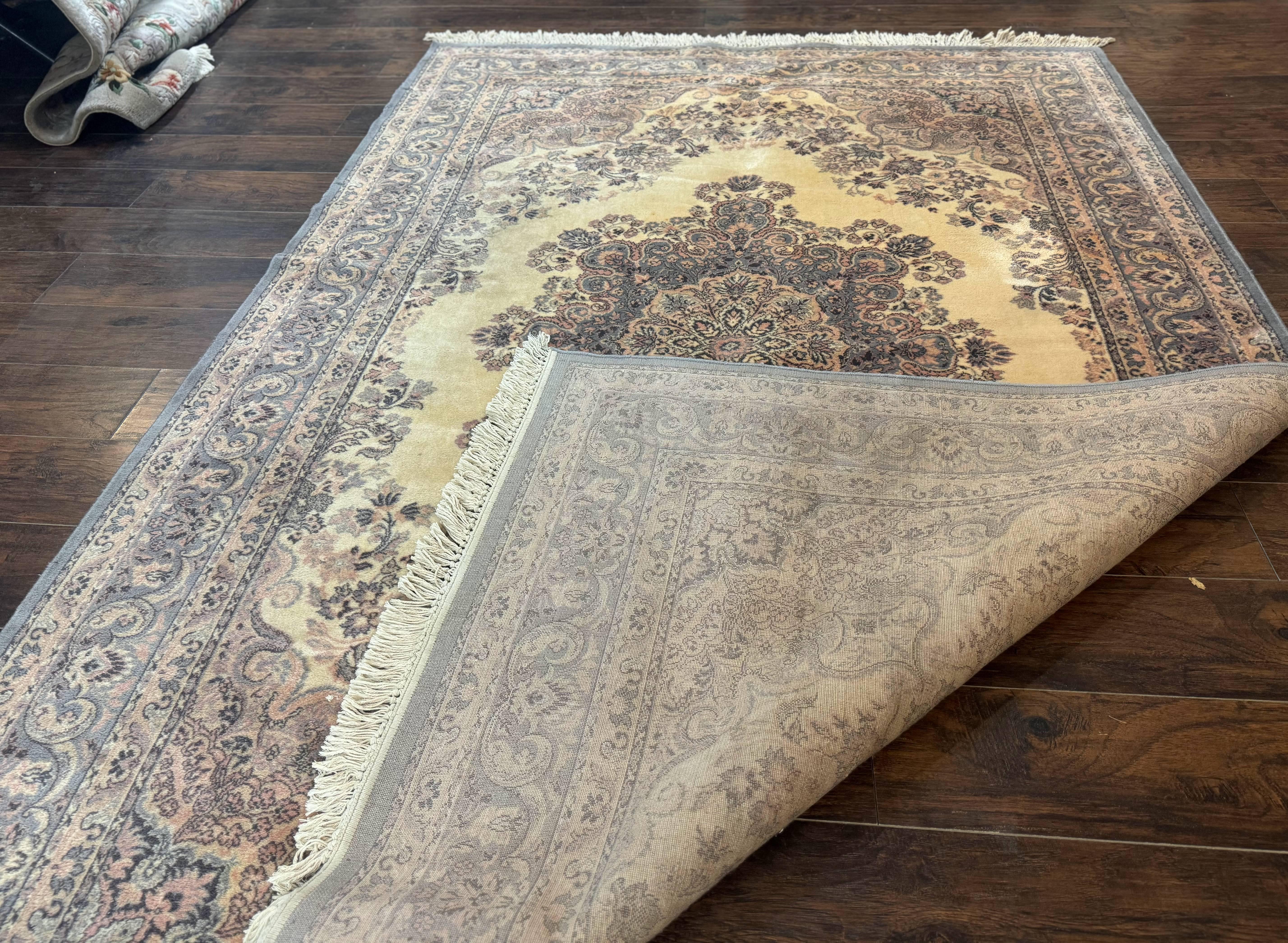 Belgium Power Loomed Wool Rug 6.9 x 9.6, Vintage Oriental Carpet - Jewel Rugs