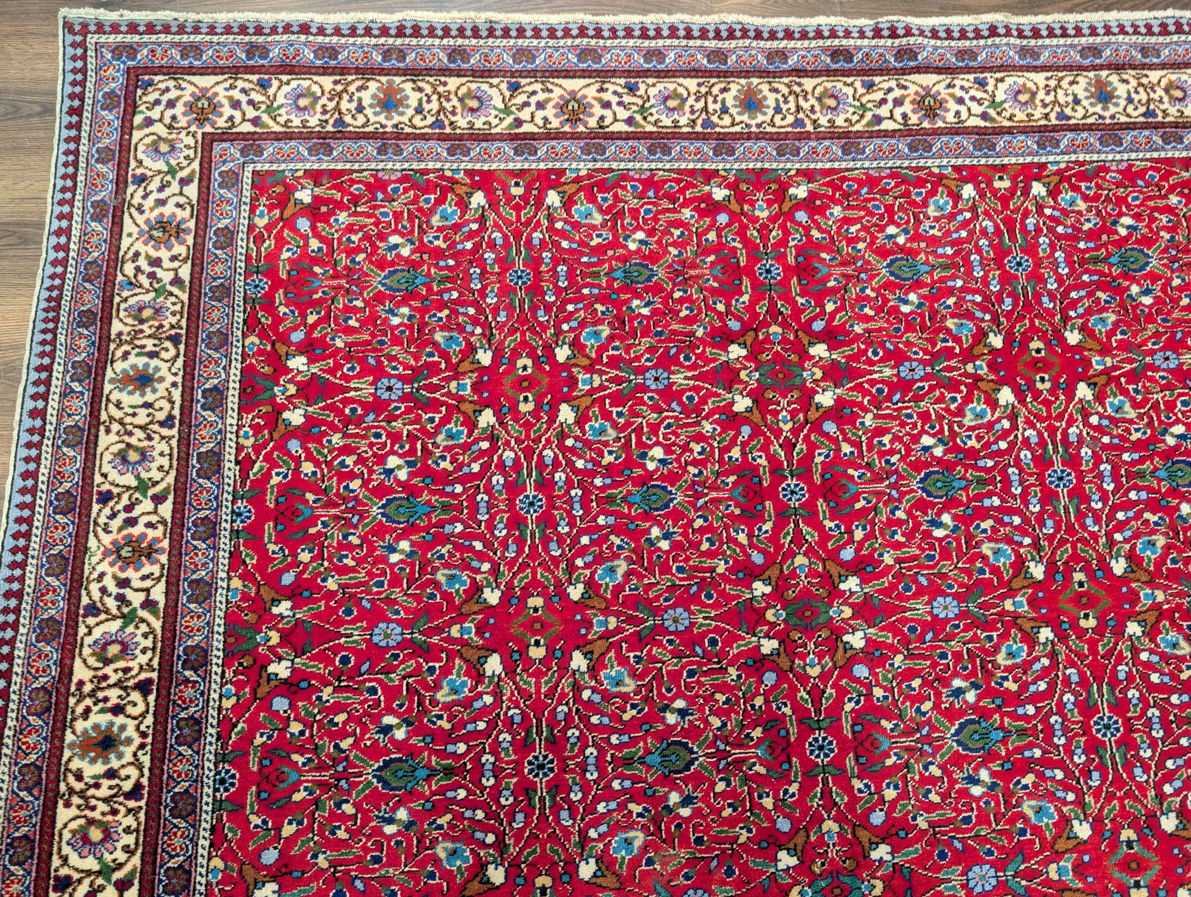 Turkish Sivas Rug 7x10 – Red Hand Knotted Wool Carpet - Jewel Rugs