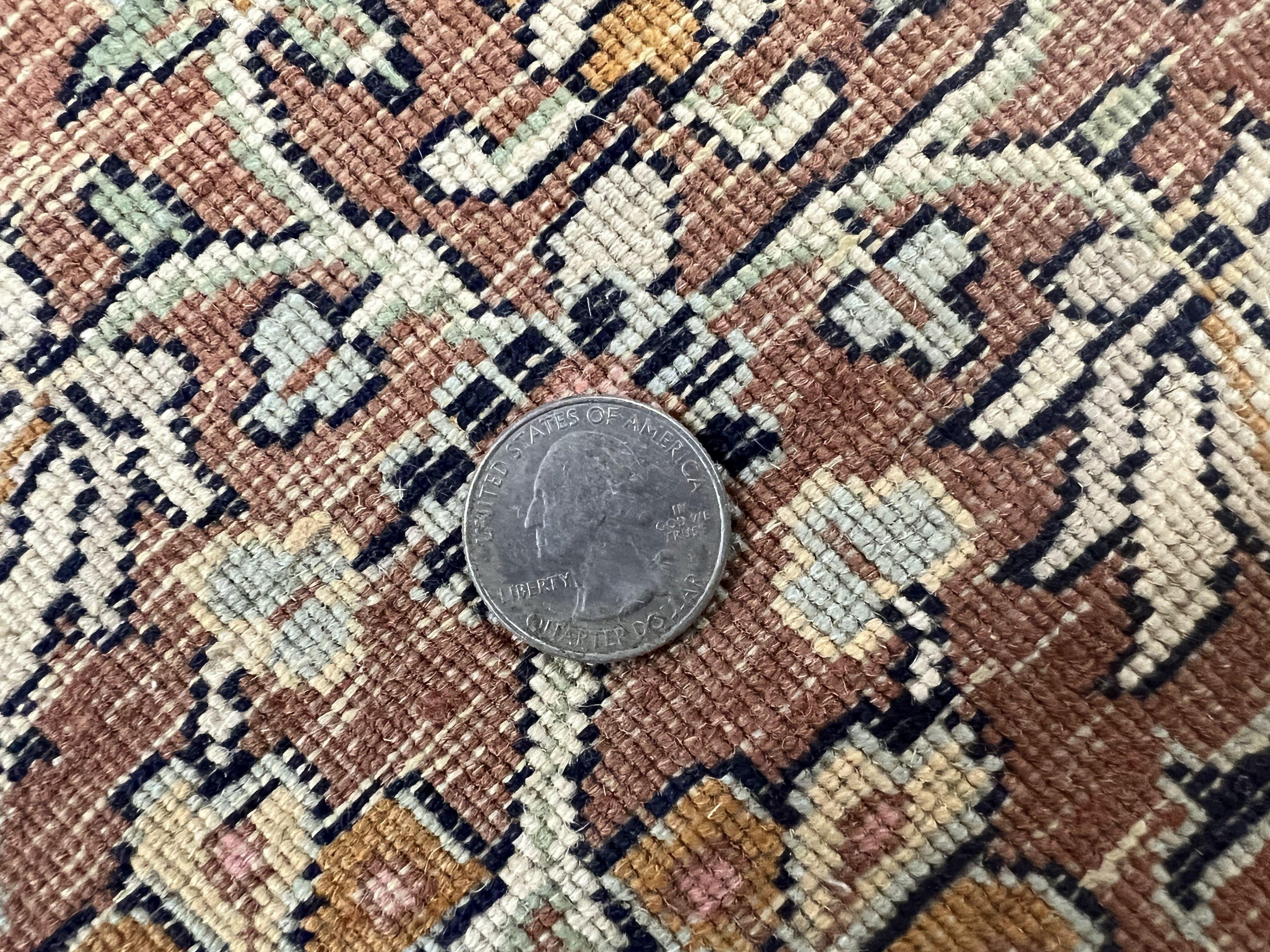 Pak Persian Rug 5x7, Wool Hand Knotted Vintage Fine Oriental Carpet, Birds, Floral Medallion, Traditional Oriental Rug, Dark Blue - Jewel Rugs