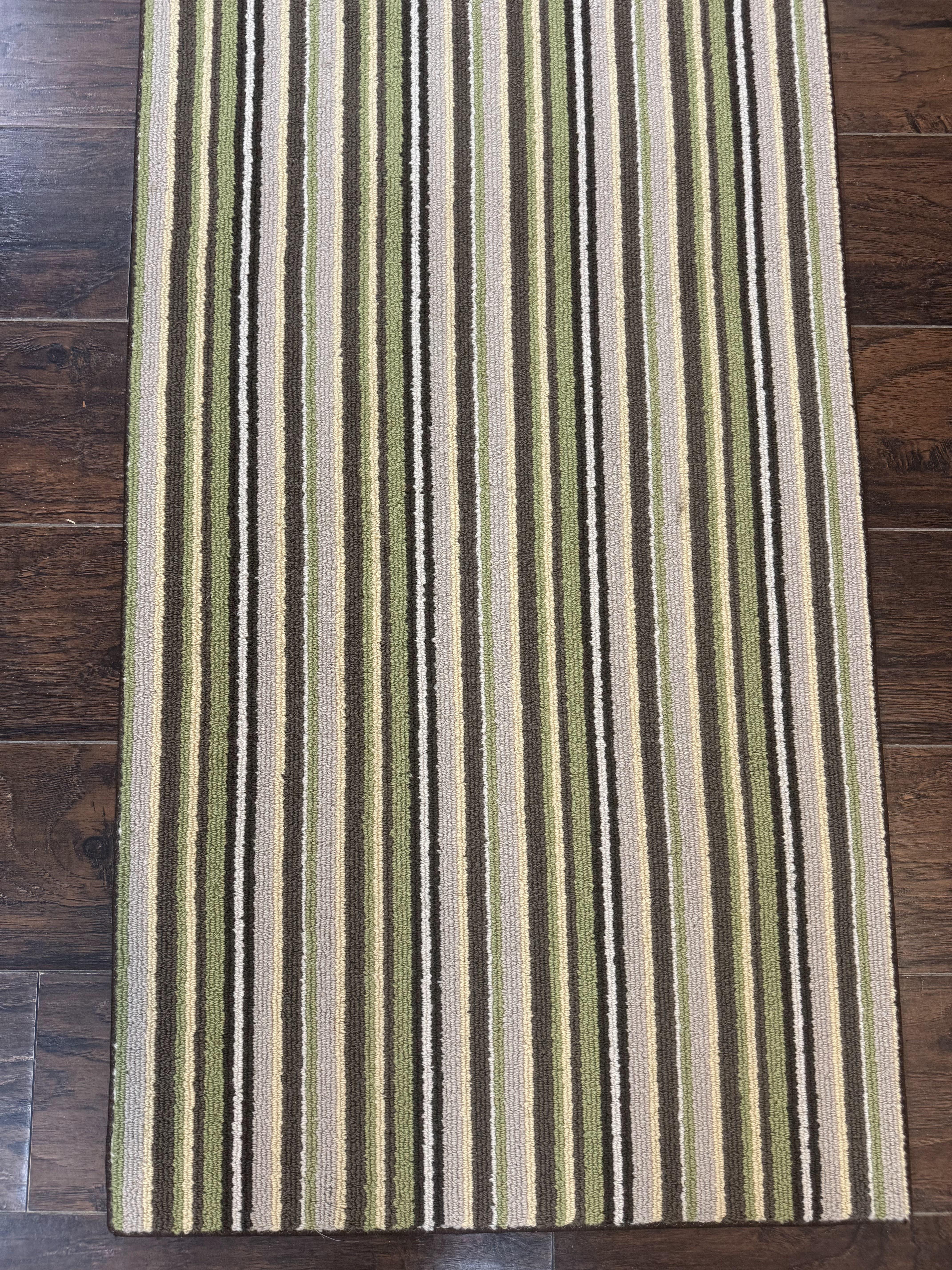 Stark Power Loomed Striped Runner Rug 2x10, Multicolor Vintage Stark Carpet - Jewel Rugs