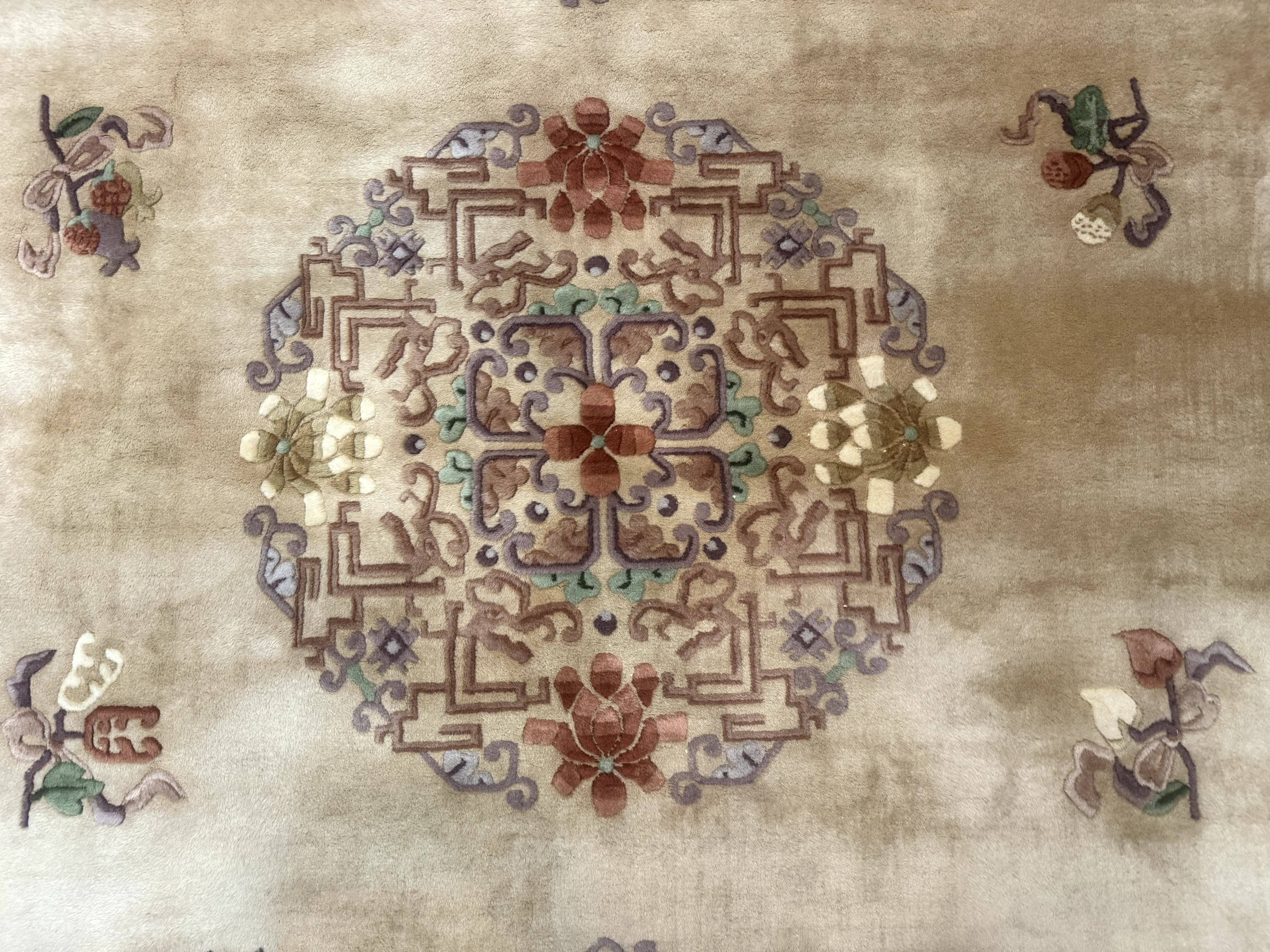 Chinese Wool Rug 8x12, Chinese 90 Line Rug - Jewel Rugs