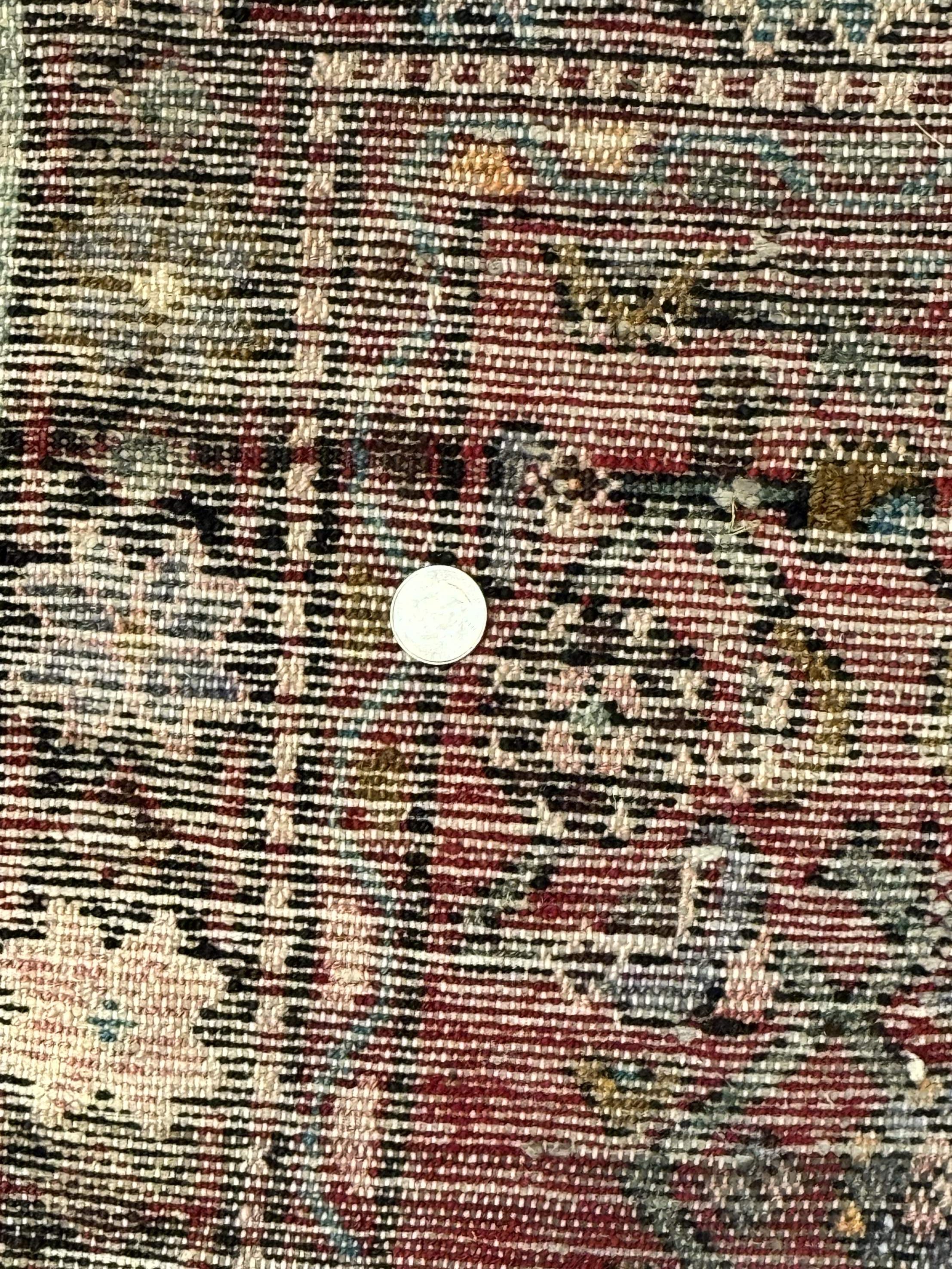 Red Persian Rug 4x7, Village Rug, Wool Vintage Carpet - Jewel Rugs