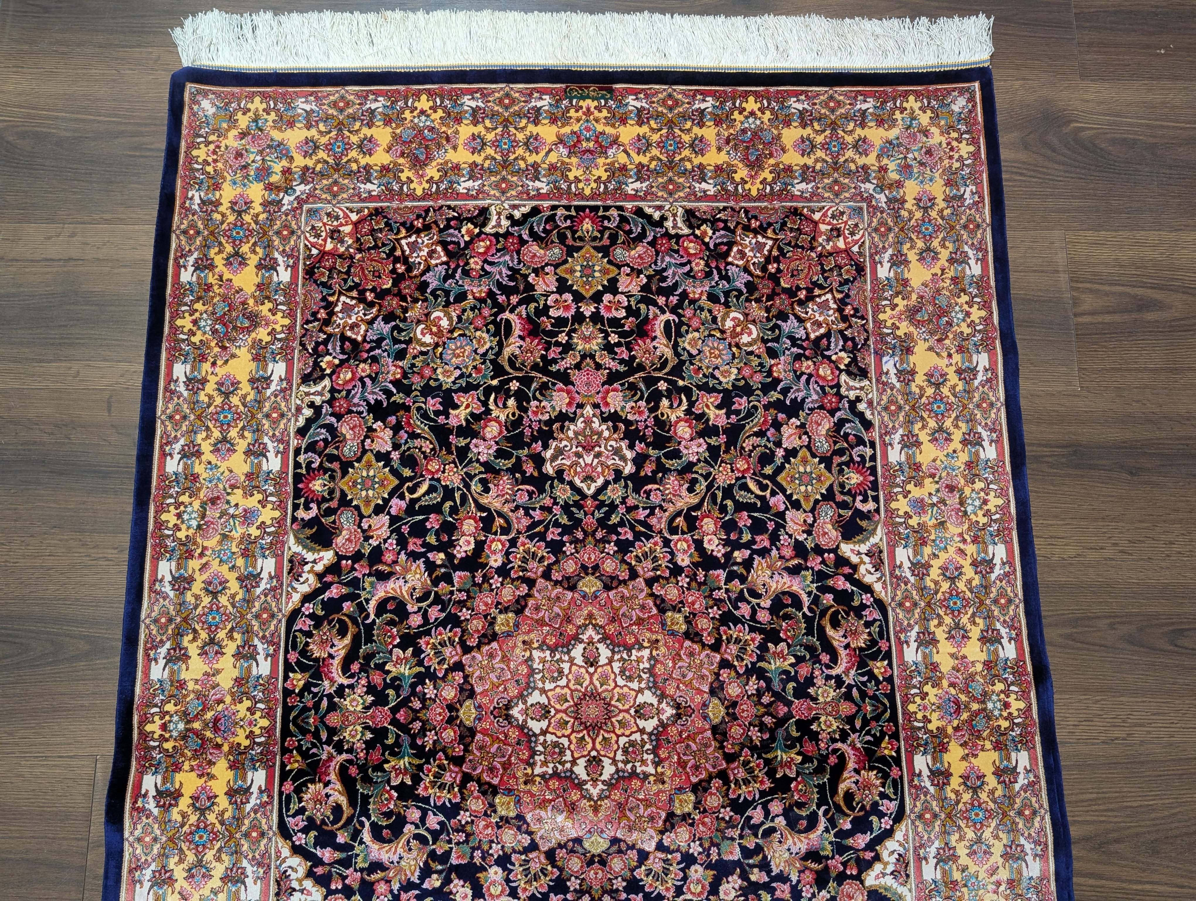 Persian Silk Rug 3x5, Fine, Bamboo Silk, New - Jewel Rugs