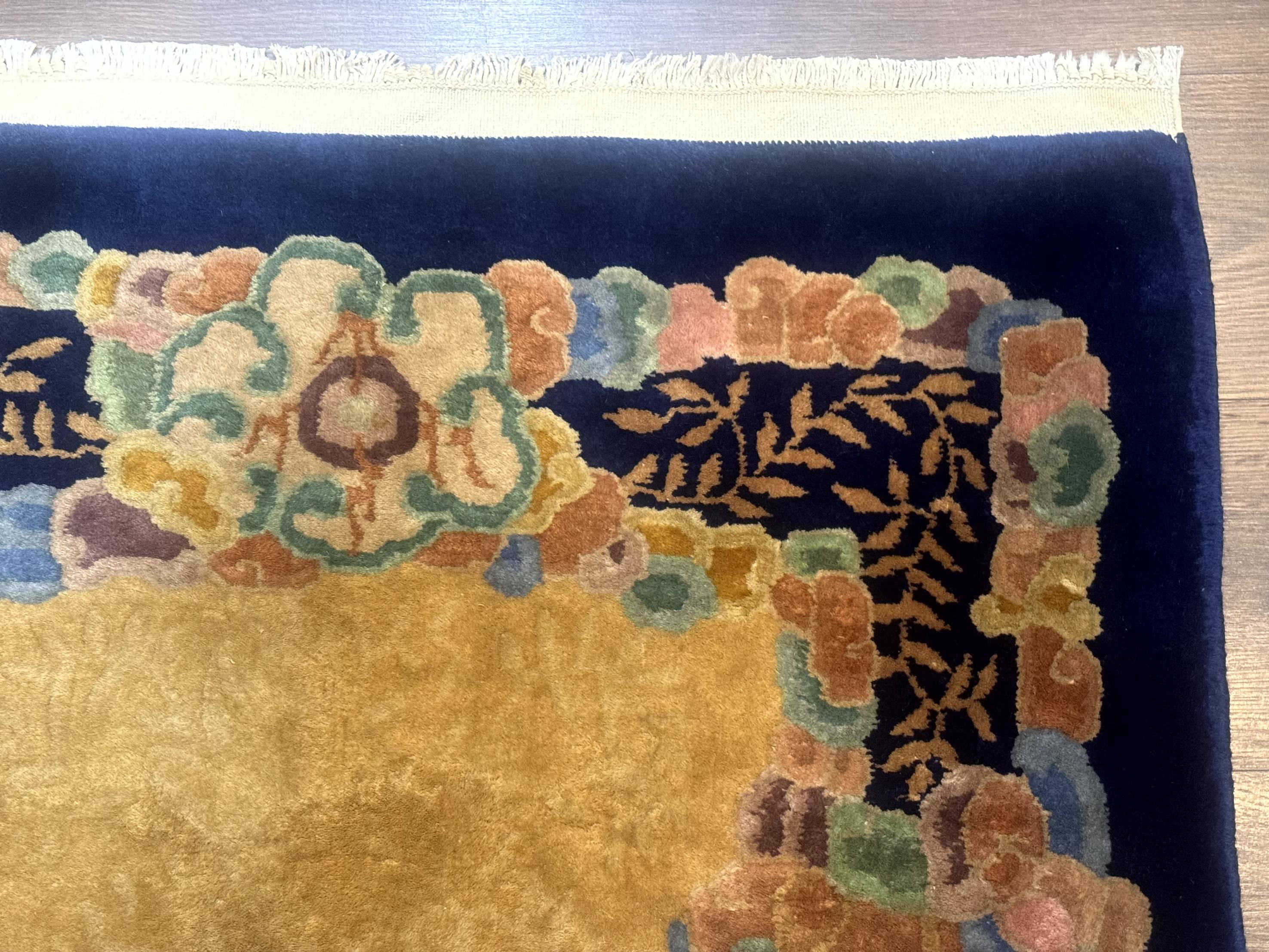 Chinese Wool Rug 3x5, Vintage Carpet, Handmade - Jewel Rugs