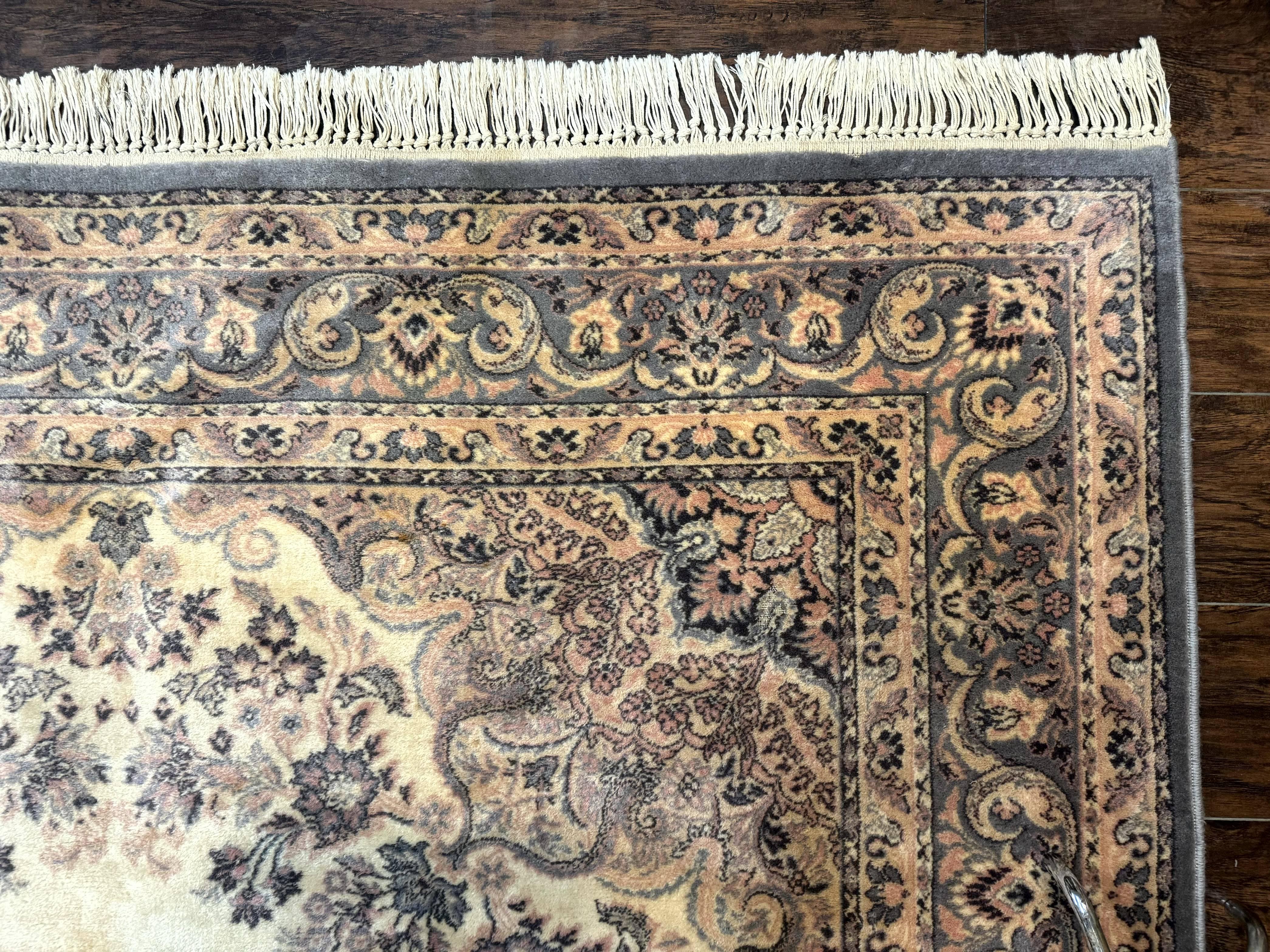 Belgium Power Loomed Wool Rug 6.9 x 9.6, Vintage Oriental Carpet - Jewel Rugs