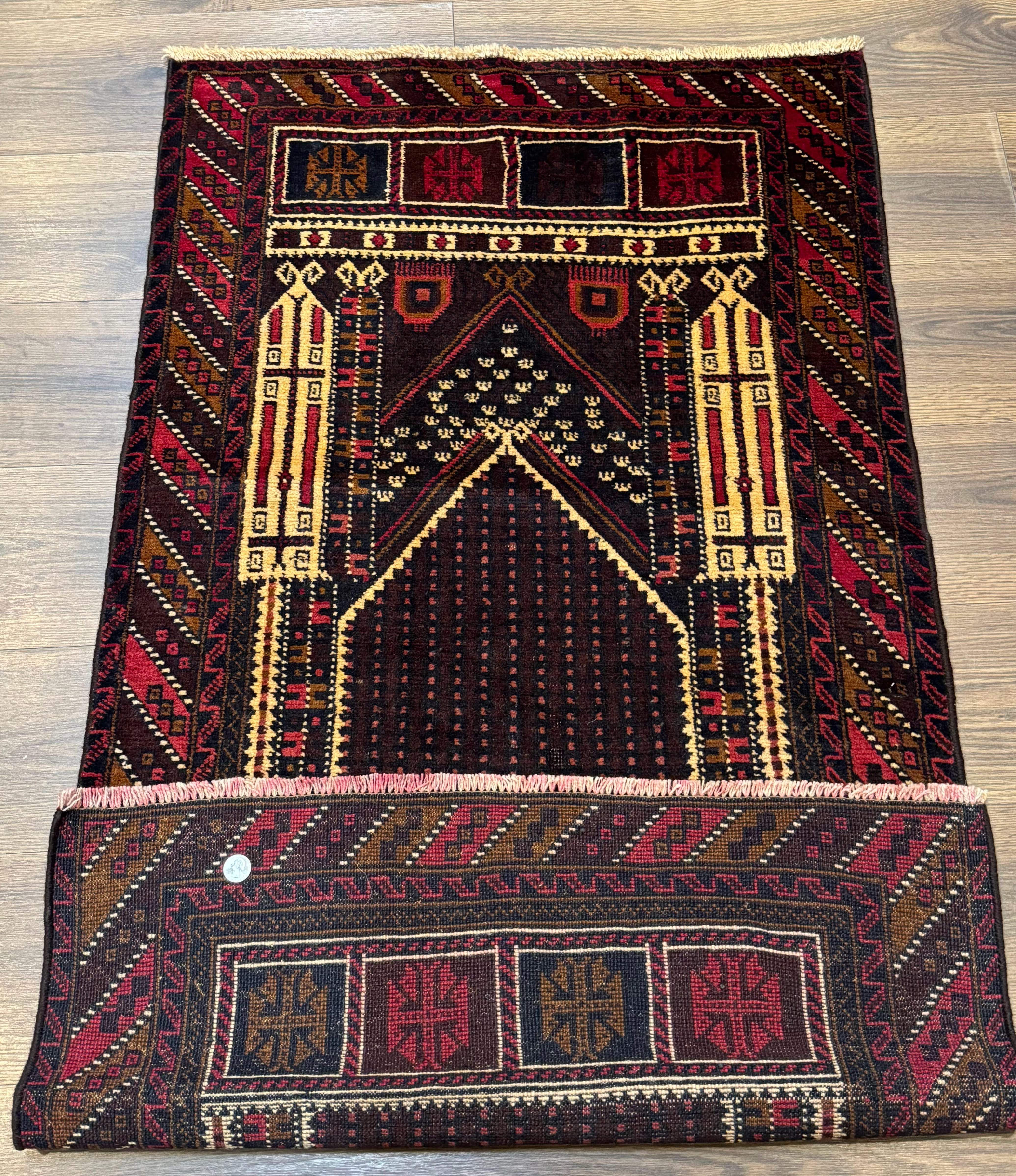 Persian Baluchi Prayer Rug 3x5 - Jewel Rugs