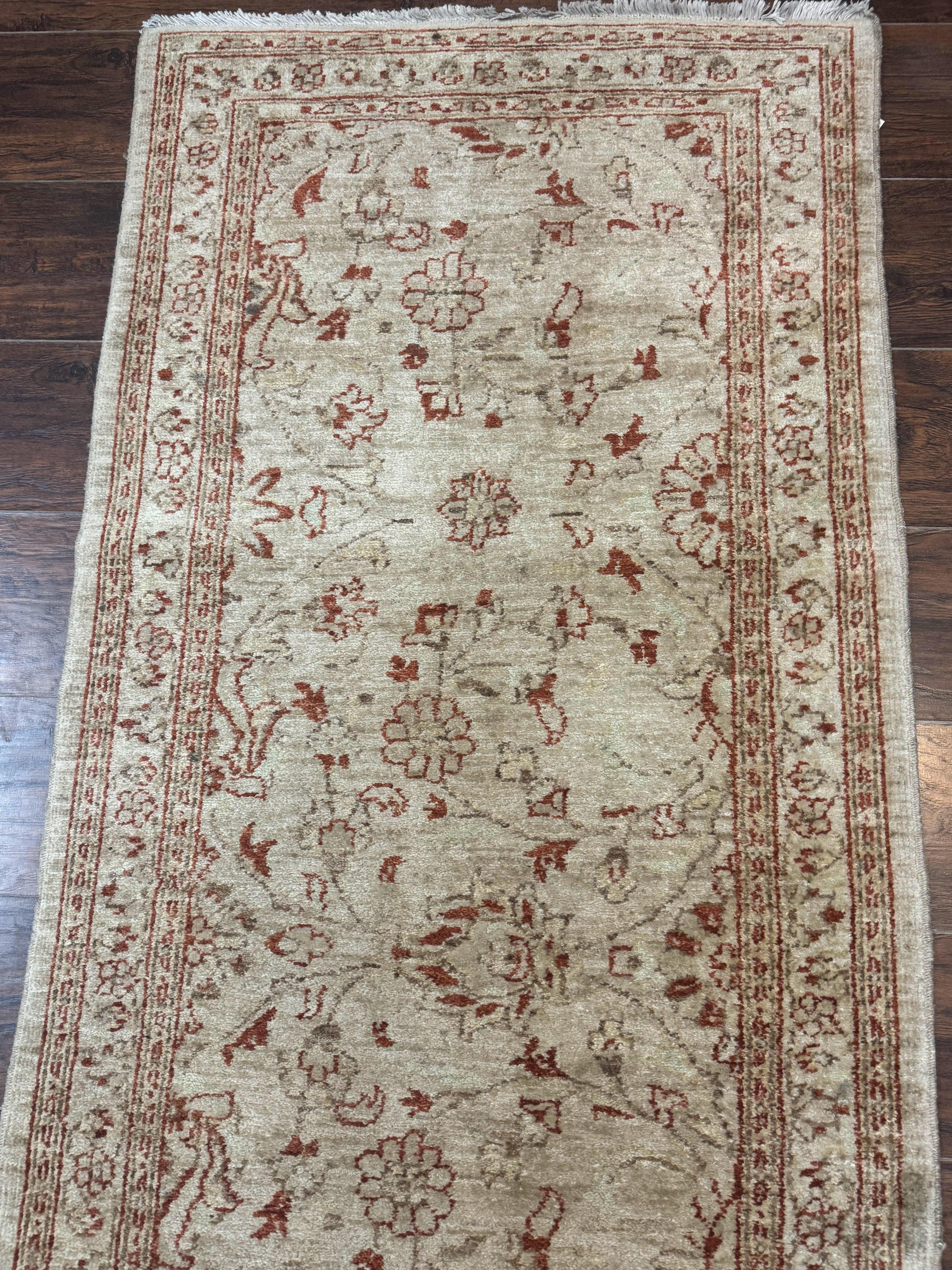 Peshawar Runner Rug 3 x 9.7, Pakistani Oriental Runner Rug, Vintage Rug for Modern Home, Runner for Hallway or Kitchen, Oushak Runner - Jewel Rugs