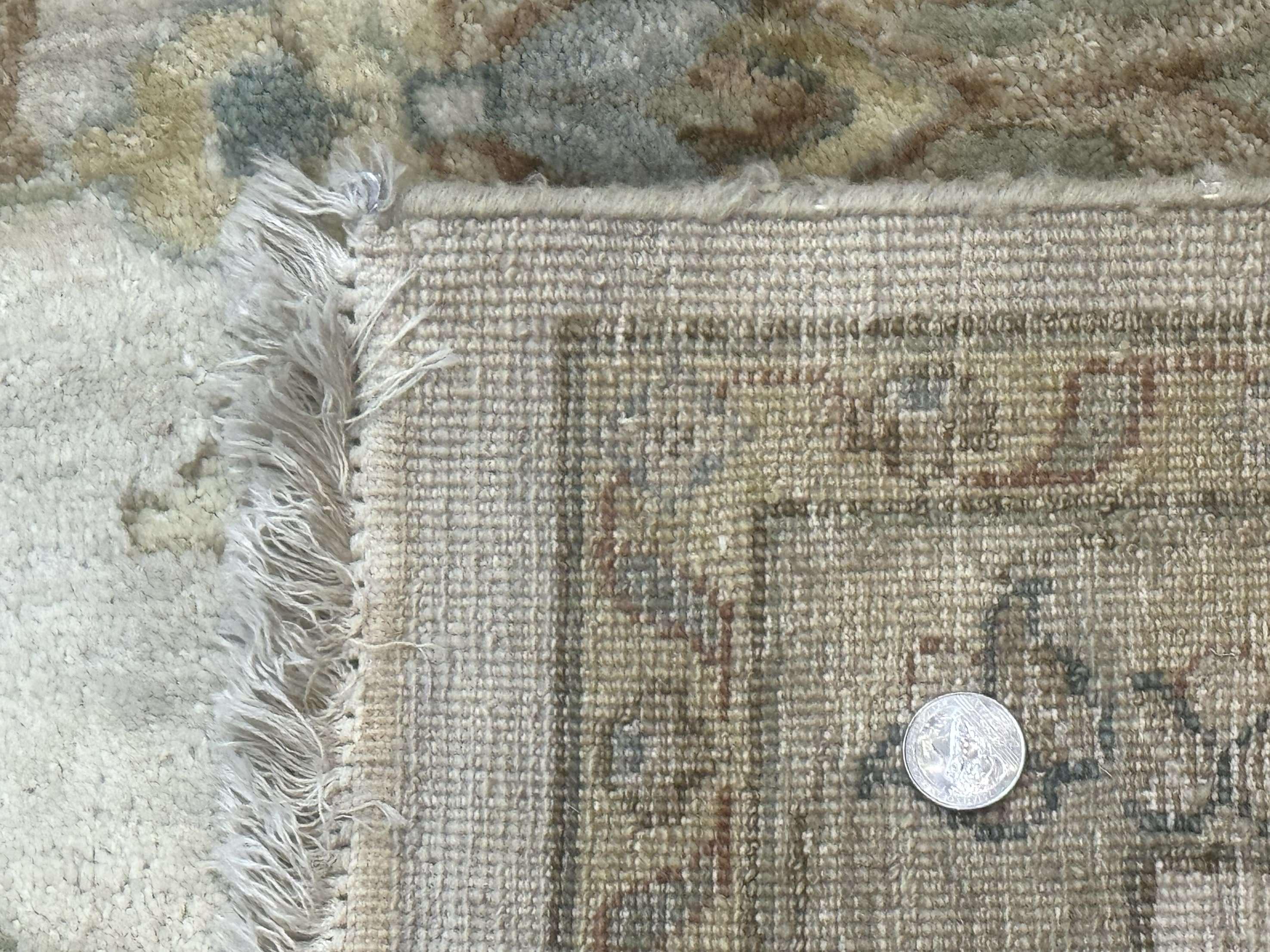 Palace Size Rug 12x15, Neutral Light Colors, Oat, Peshawar Chobi Oushak Rug, Handmade Wool Rug - Jewel Rugs