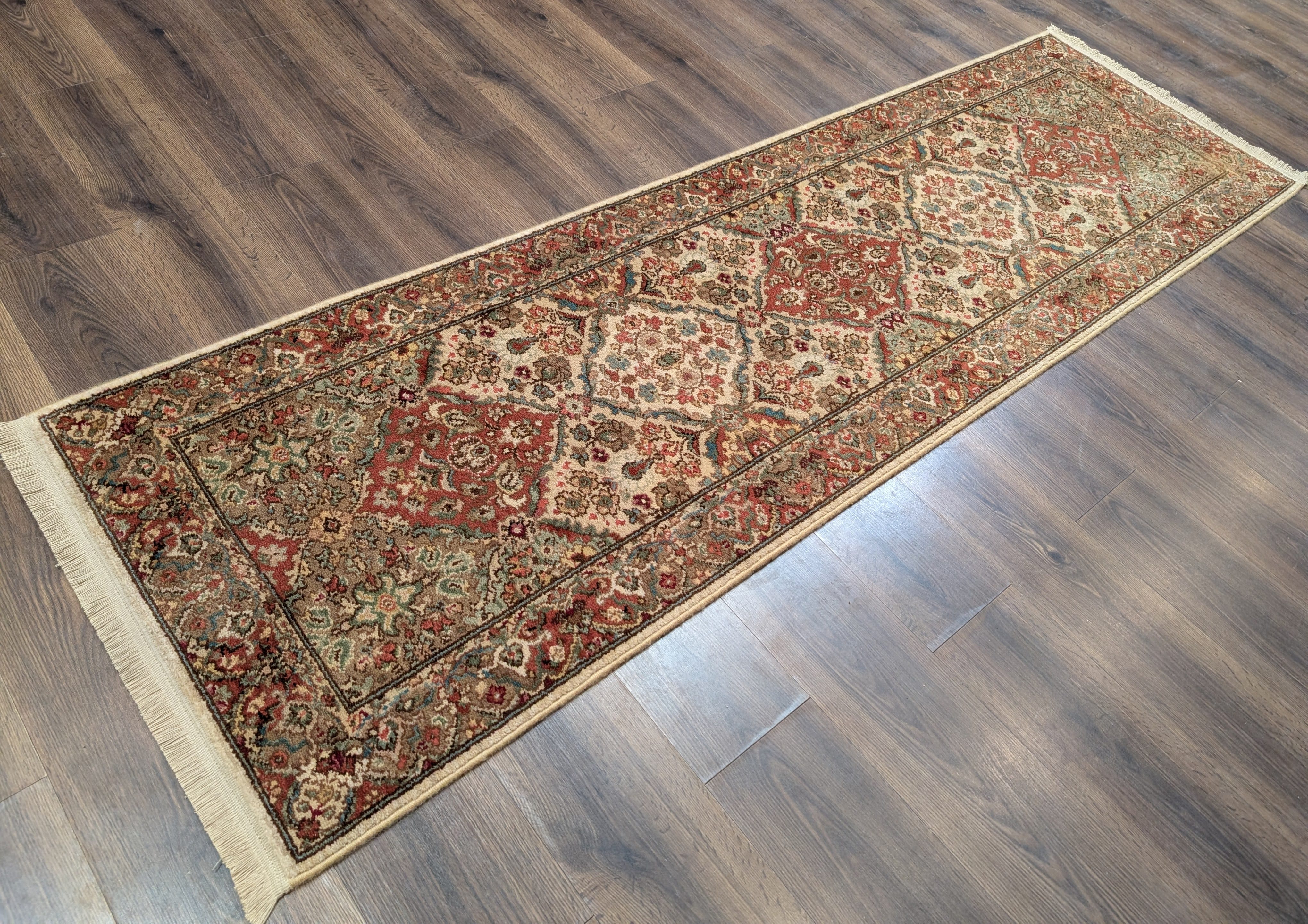 Karastan Runner Rug 2.6 x 8.6, Empress Kirman #700-719, Wool, Vintage - Jewel Rugs