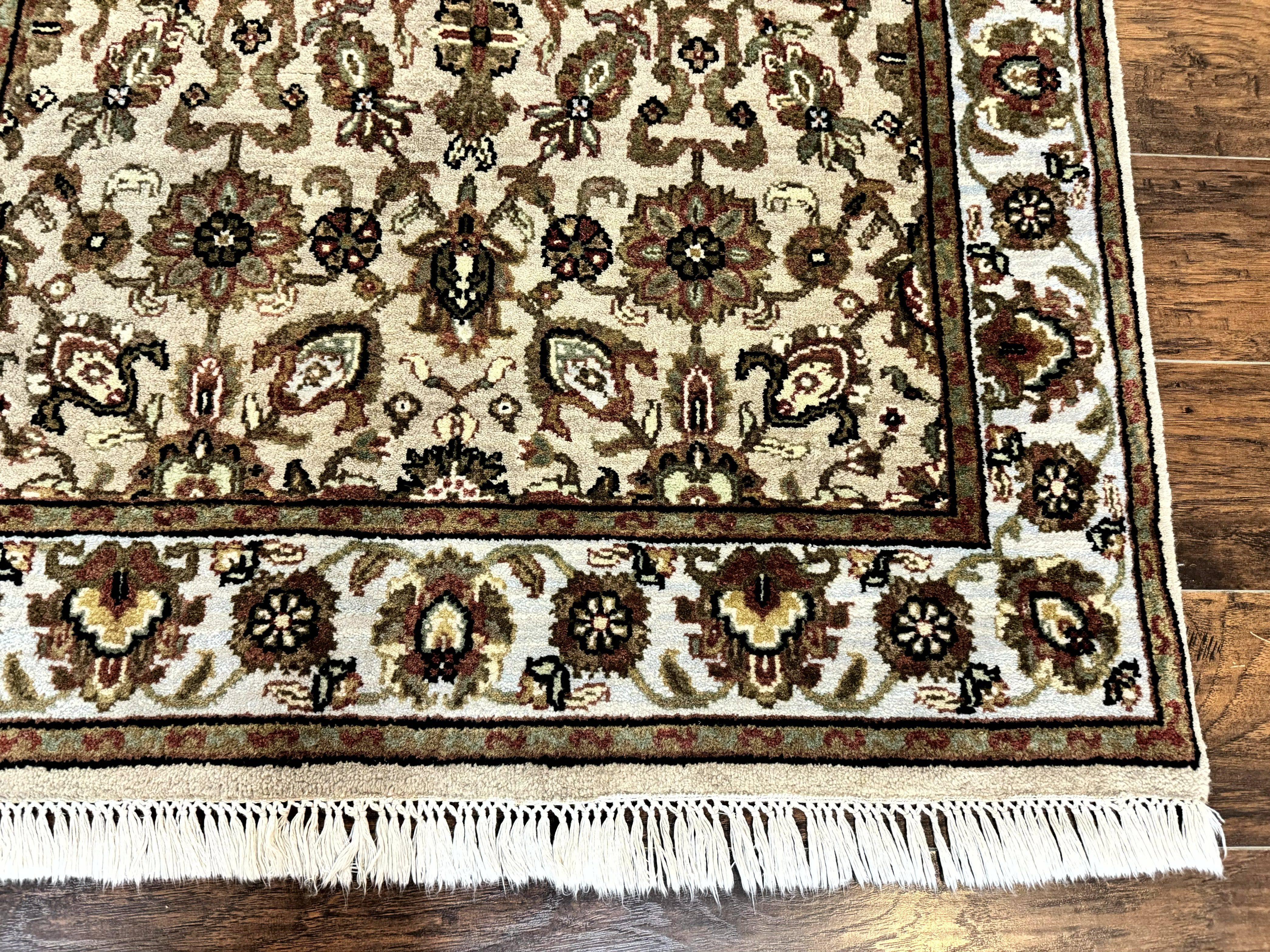 Pak Persian Rug 4x6, Floral Allover Vintage Oriental Carpet, Handmade Wool Rug - Jewel Rugs