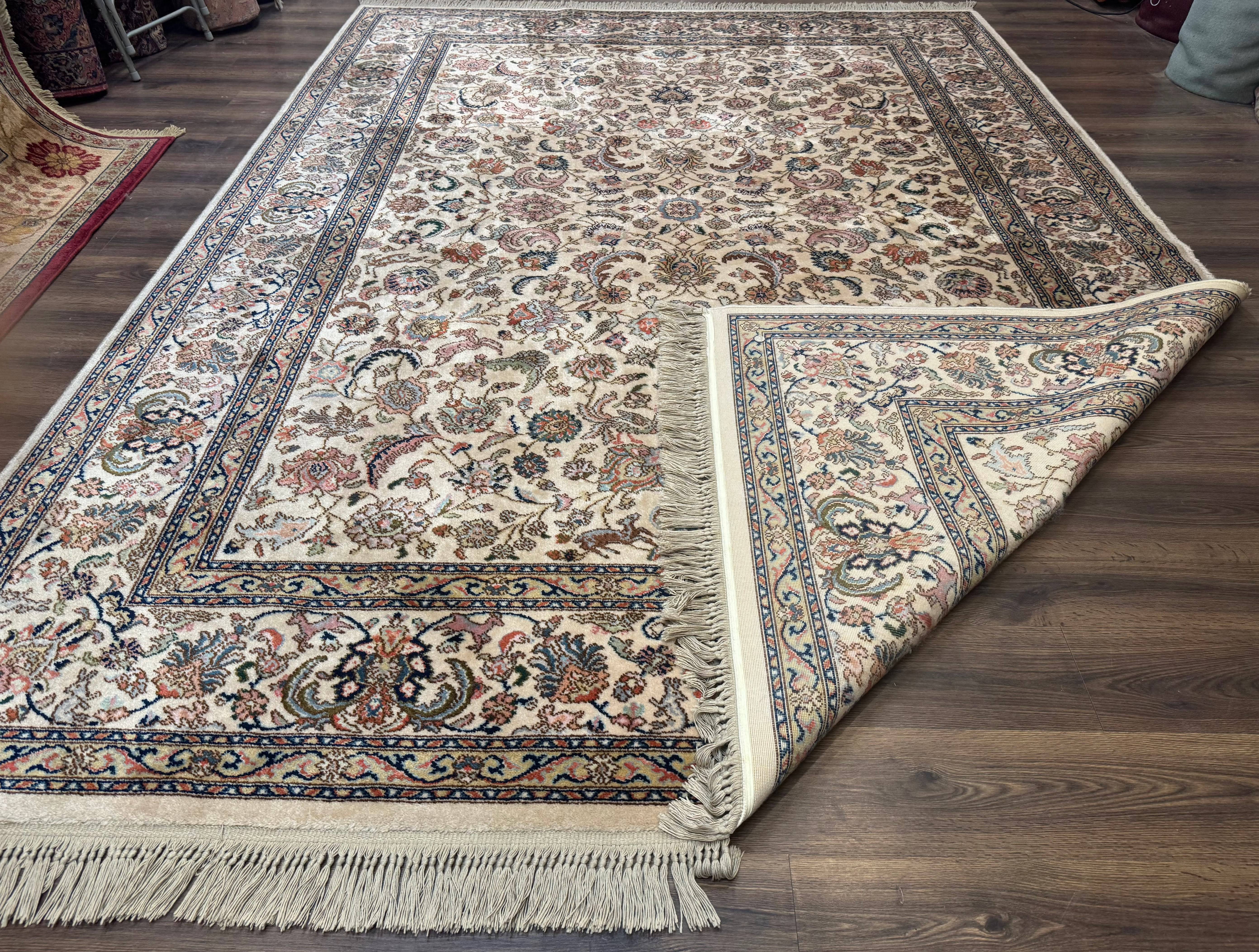 8.8 x 12 Karastan Tabriz Rug #738 Wool Vintage Discontinued Original 700 Series - Jewel Rugs