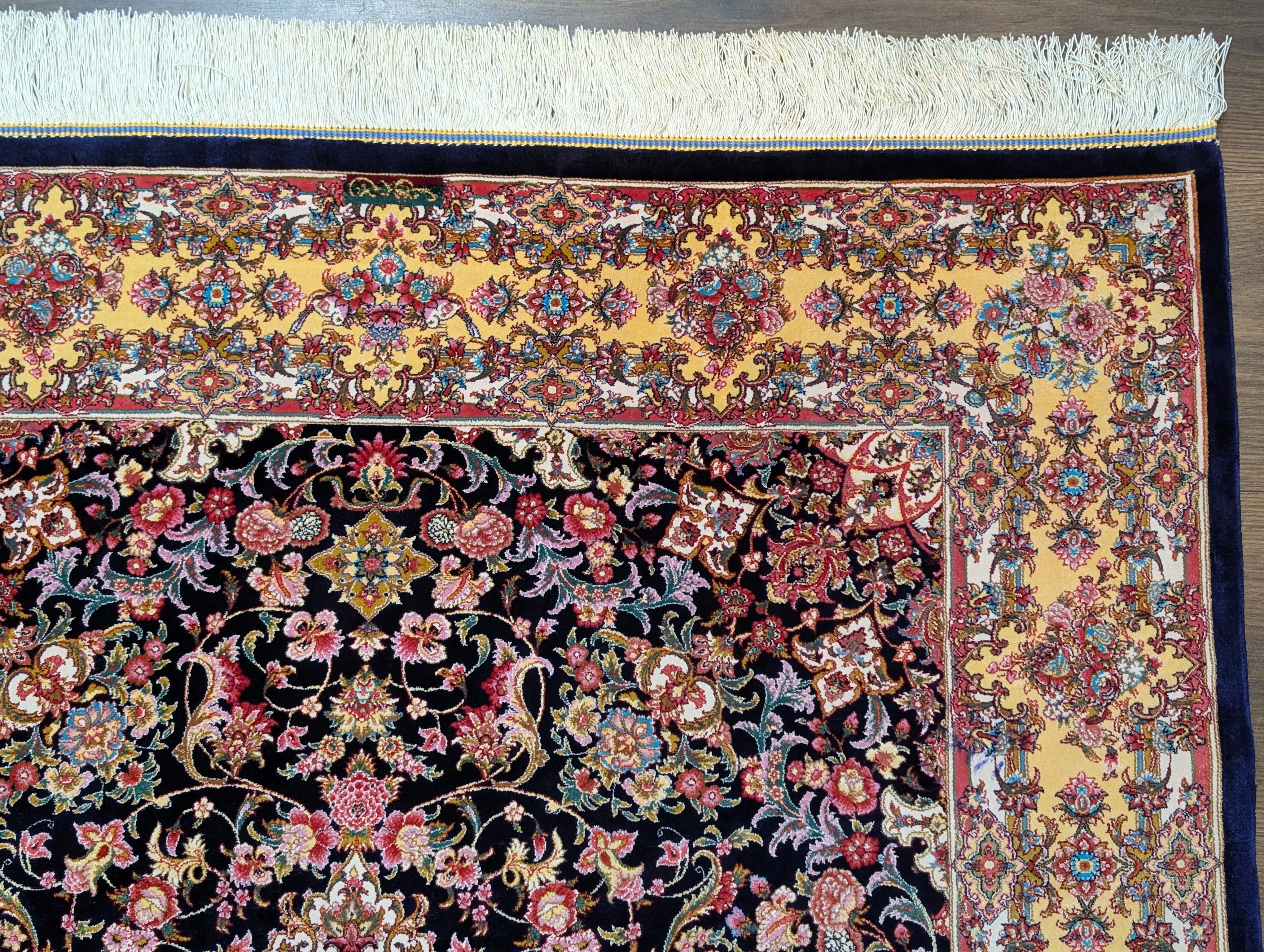 Persian Silk Rug 3x5, Fine, Bamboo Silk, New - Jewel Rugs