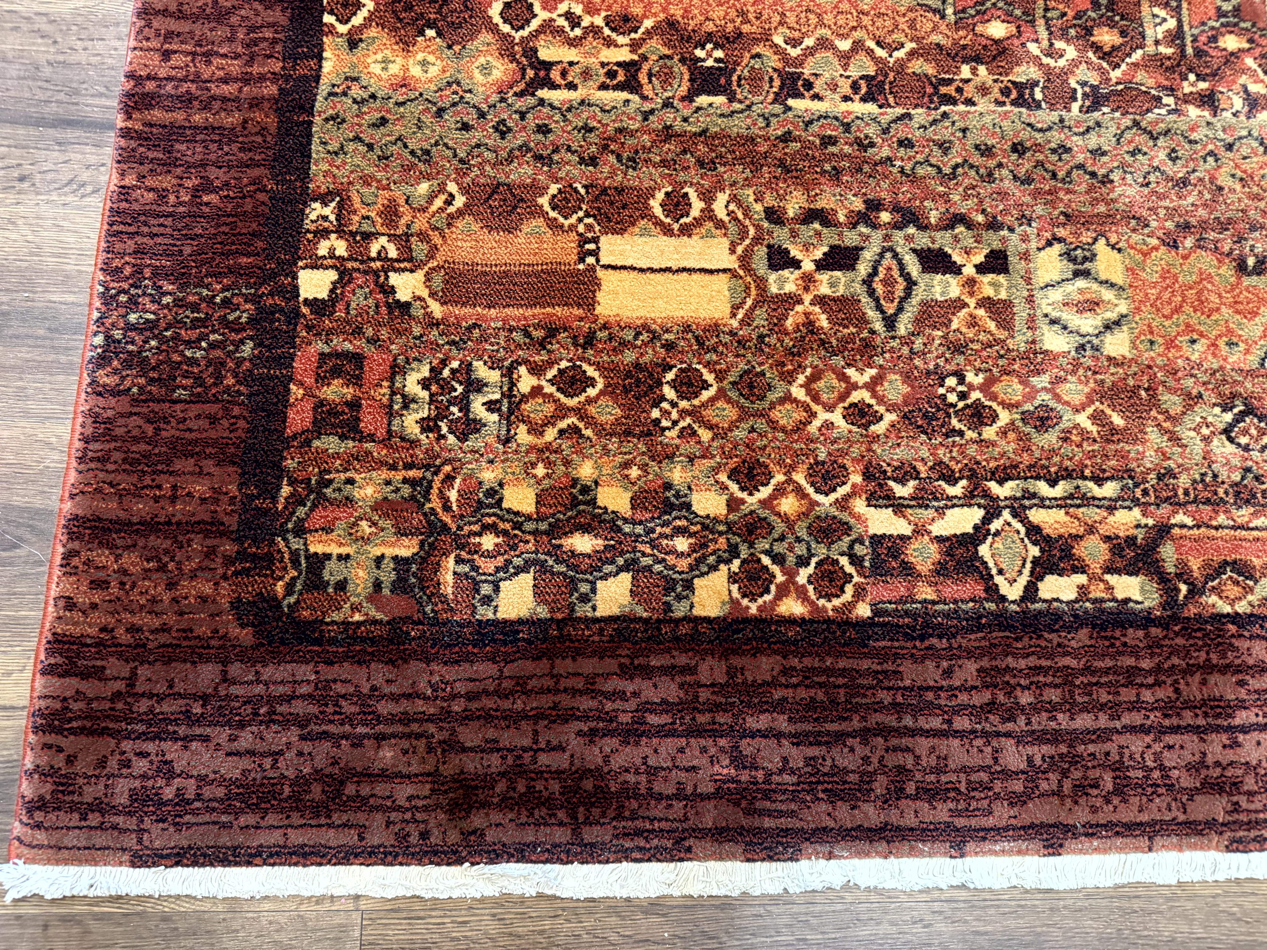 Couristan Rug 8x11 Brown Contemporary Wool Belgium Power Loomed Carpet - Jewel Rugs
